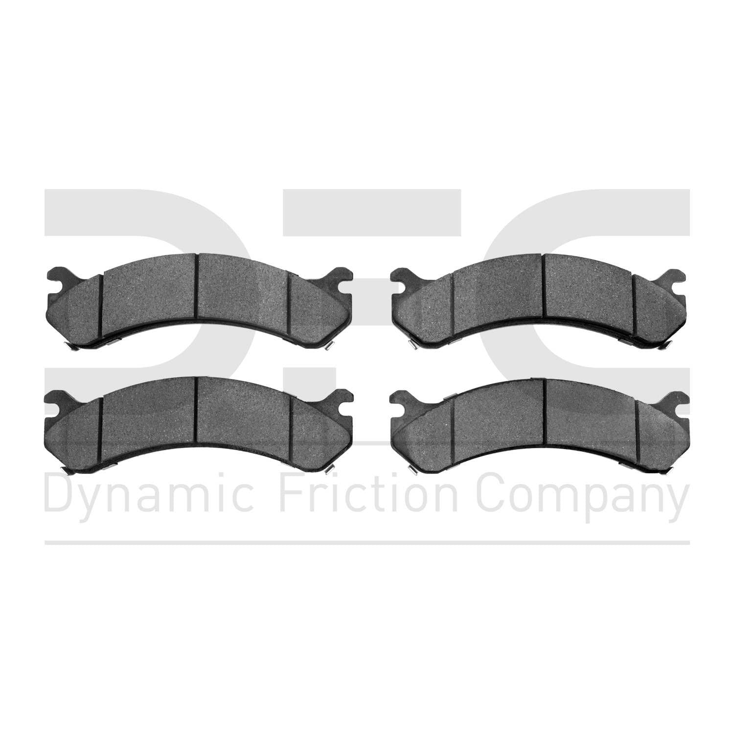 Dynamic Friction Company Disc Brake Pad Set  top view frsport 1311-0784-00