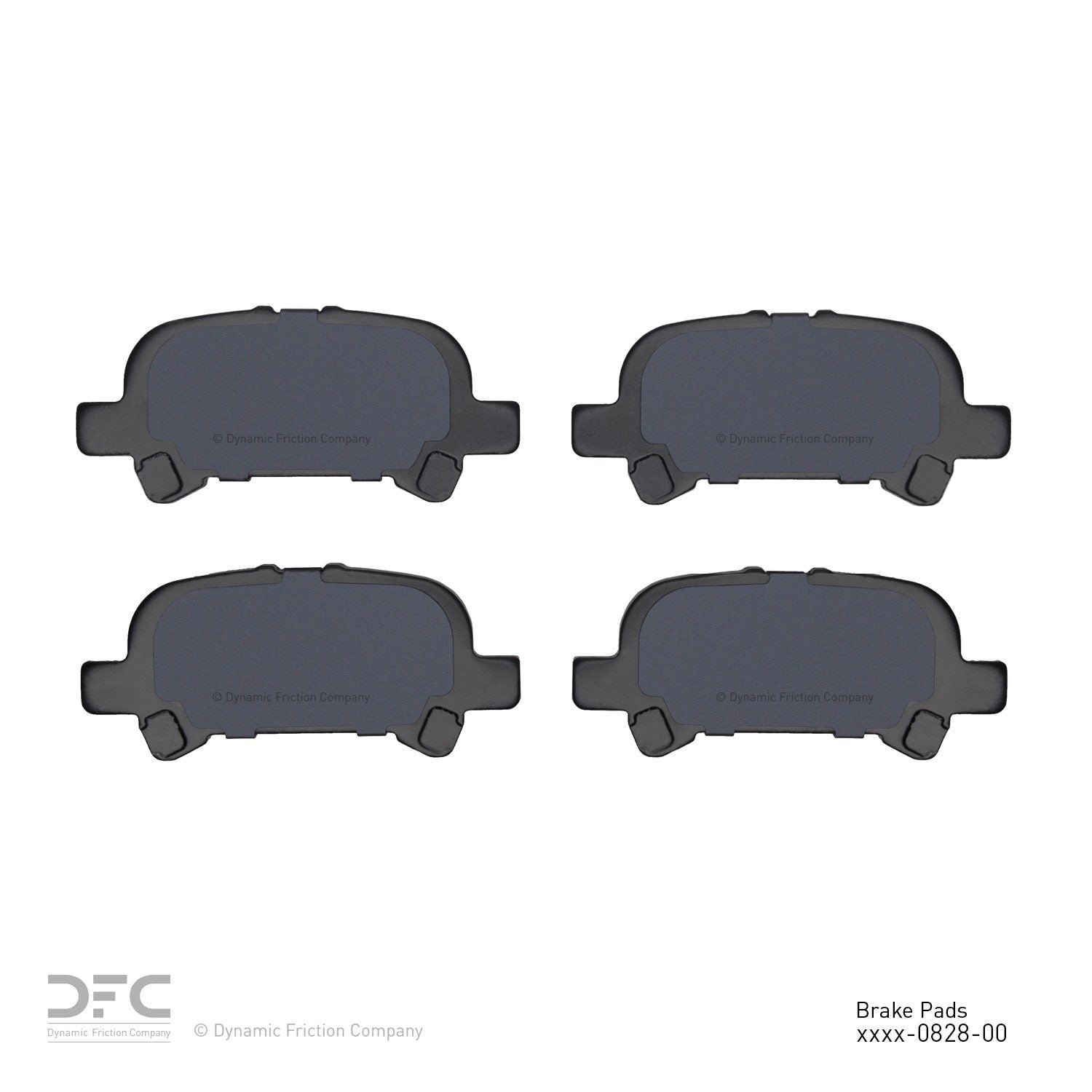 dynamic friction company disc brake pad set  frsport 1311-0828-00