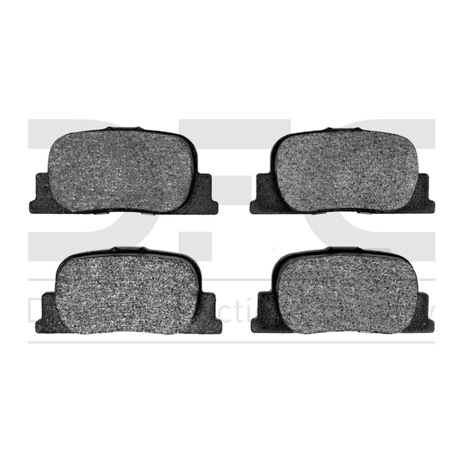 Dynamic Friction Company Disc Brake Pad Set  top view frsport 1311-0835-00