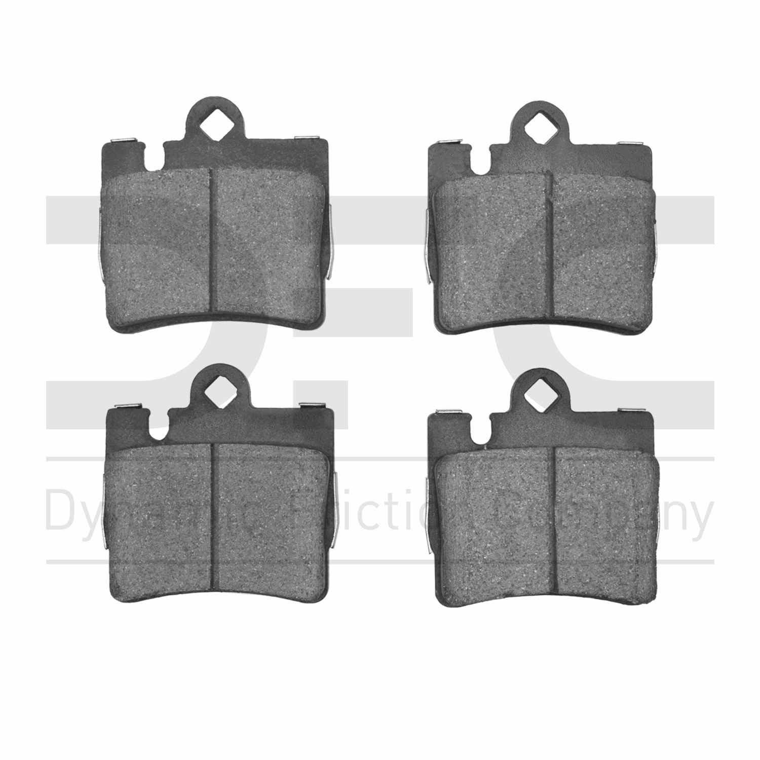 Dynamic Friction Company Disc Brake Pad Set  top view frsport 1311-0848-00