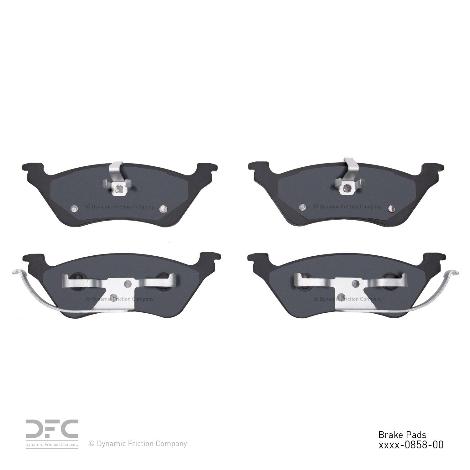 dynamic friction company disc brake pad set  frsport 1311-0858-00