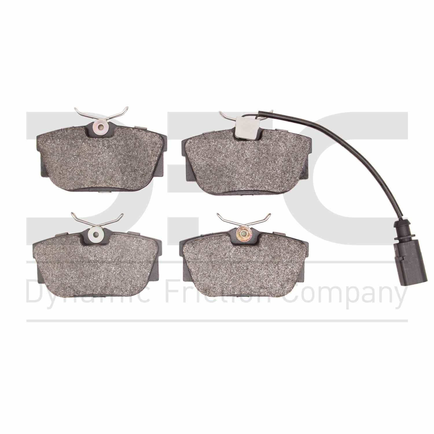 Dynamic Friction Company Disc Brake Pad Set  top view frsport 1311-0877-10