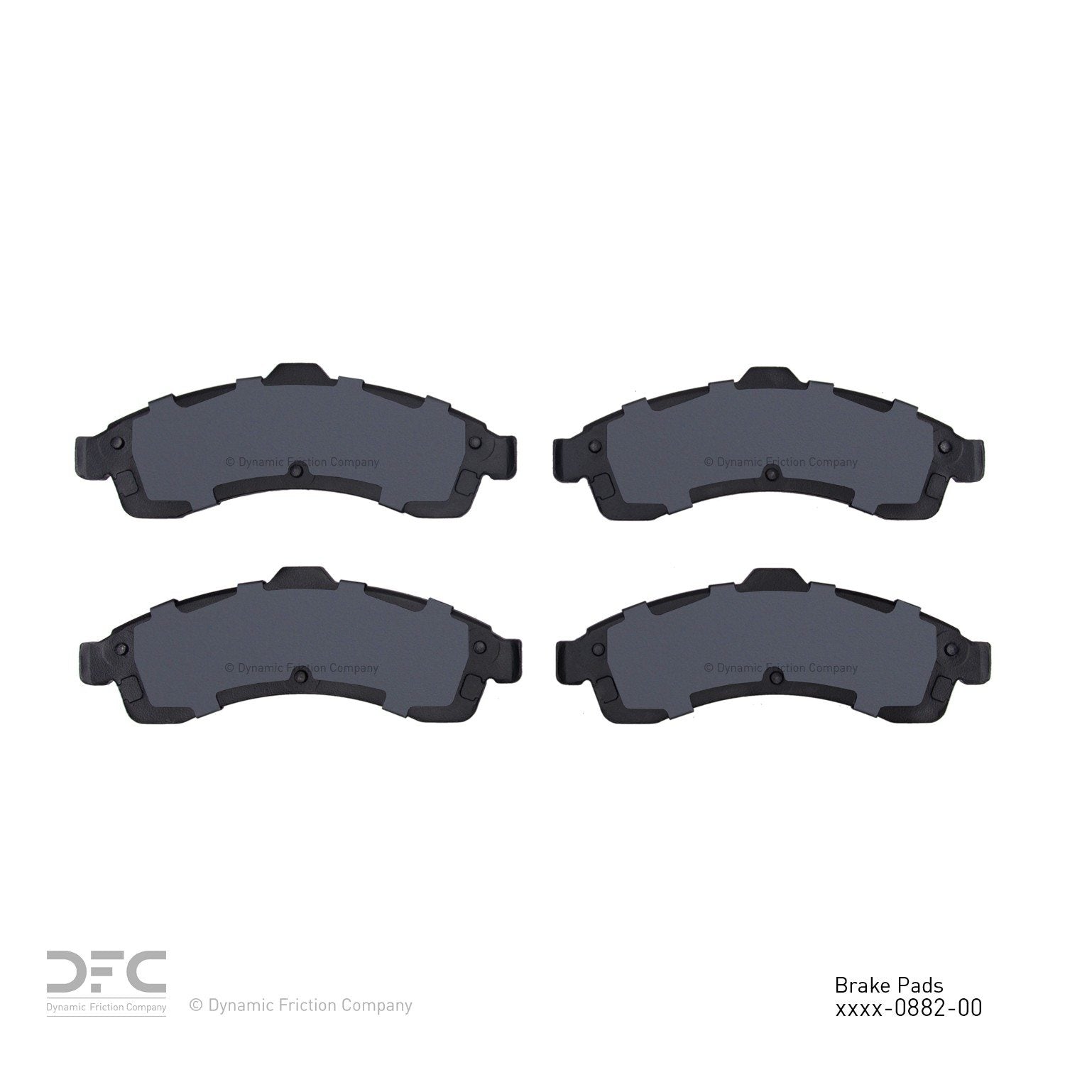 dynamic friction company disc brake pad set  frsport 1311-0882-00