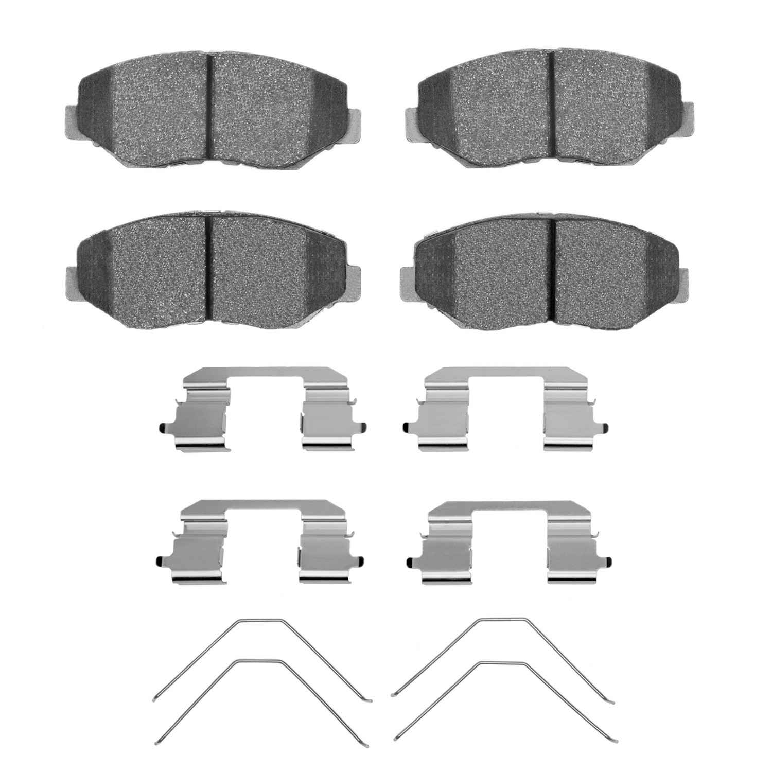 Dynamic Friction Company Disc Brake Pad Set  top view frsport 1311-0914-01