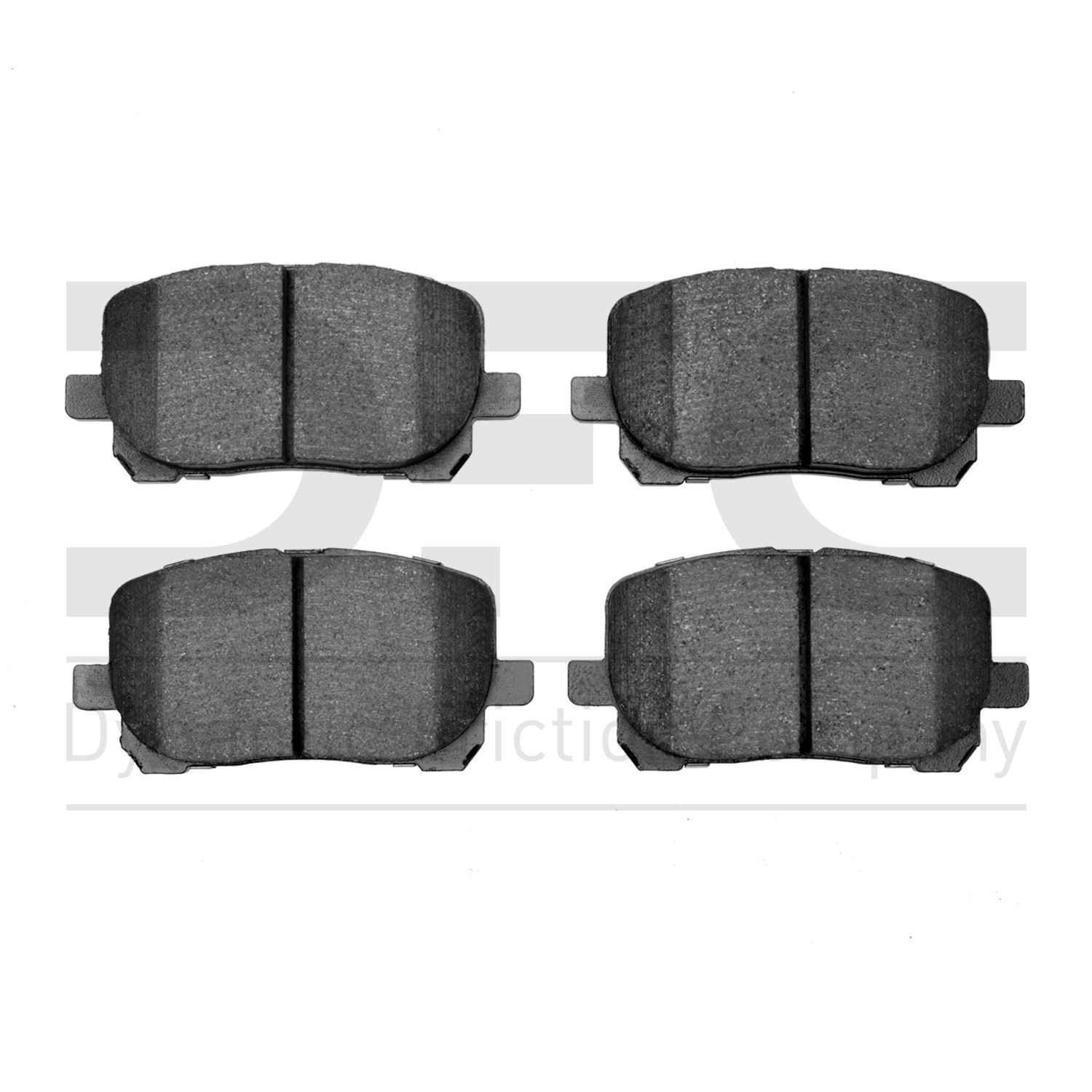 Dynamic Friction Company Disc Brake Pad Set  top view frsport 1311-0923-00