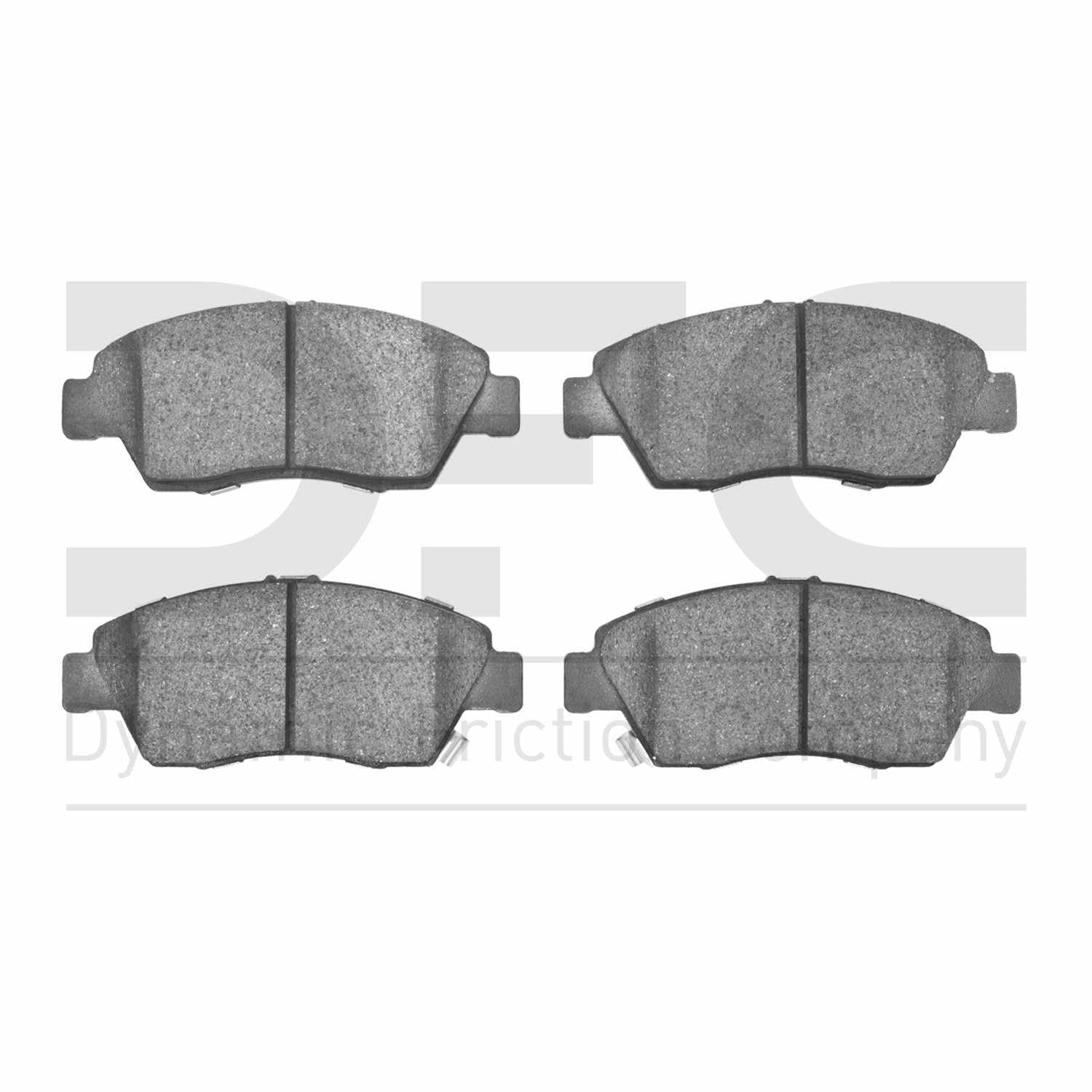 Dynamic Friction Company Disc Brake Pad Set  top view frsport 1311-0948-00