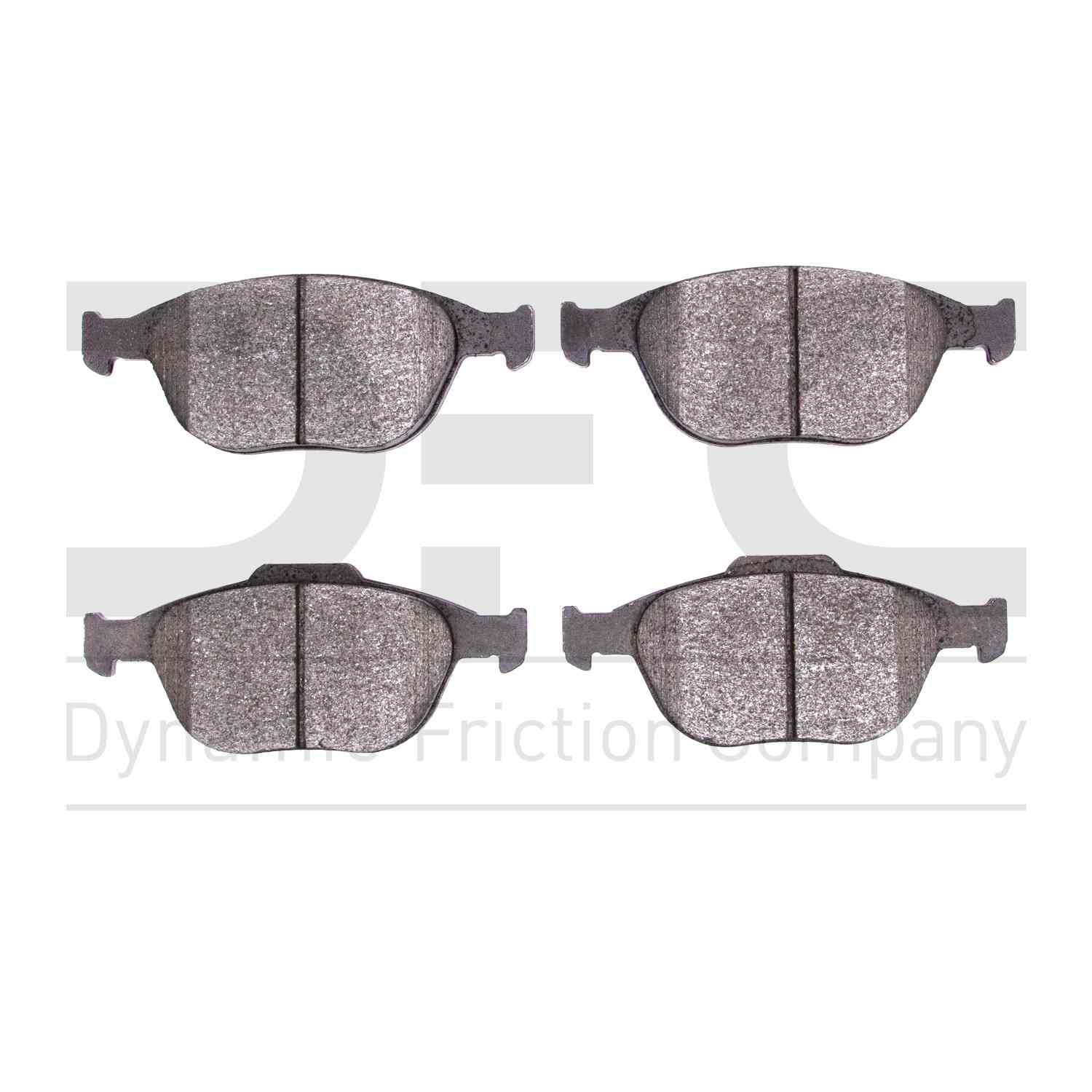 Dynamic Friction Company Disc Brake Pad Set  top view frsport 1311-0970-00