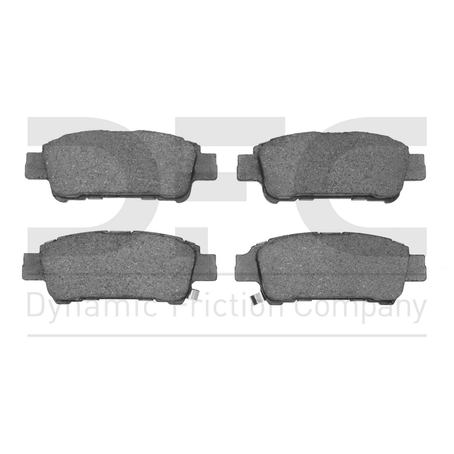 Dynamic Friction Company Disc Brake Pad Set  top view frsport 1311-0995-00