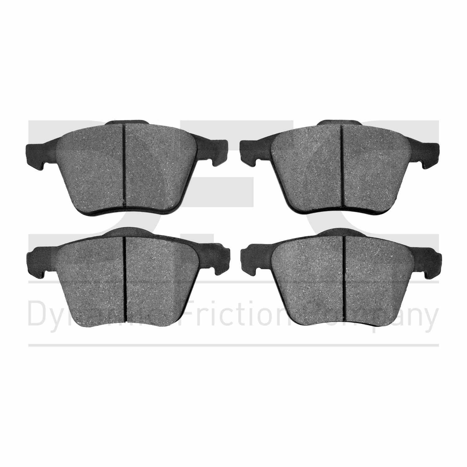 Dynamic Friction Company Disc Brake Pad Set  top view frsport 1311-1003-00