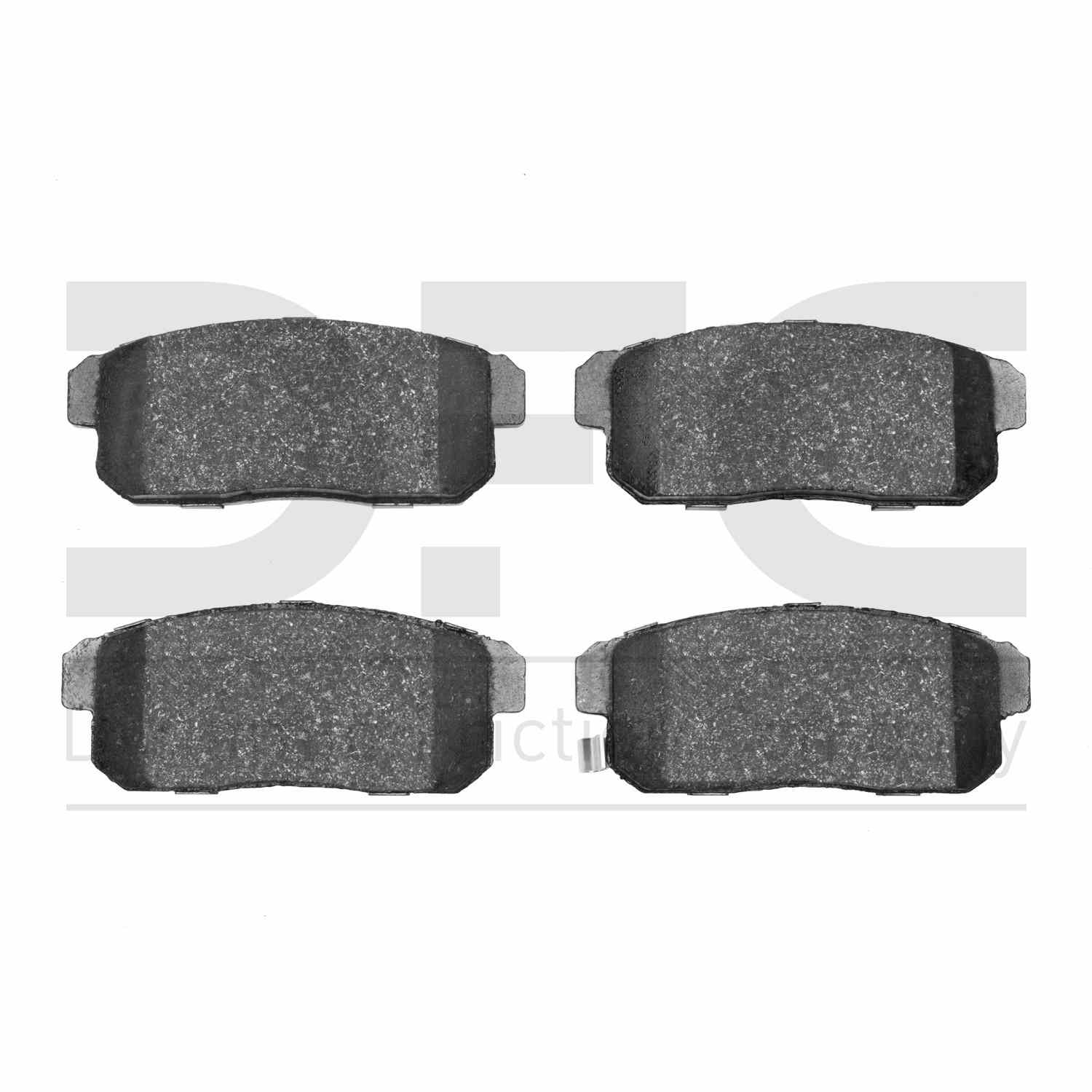 Dynamic Friction Company Disc Brake Pad Set  top view frsport 1311-1008-00