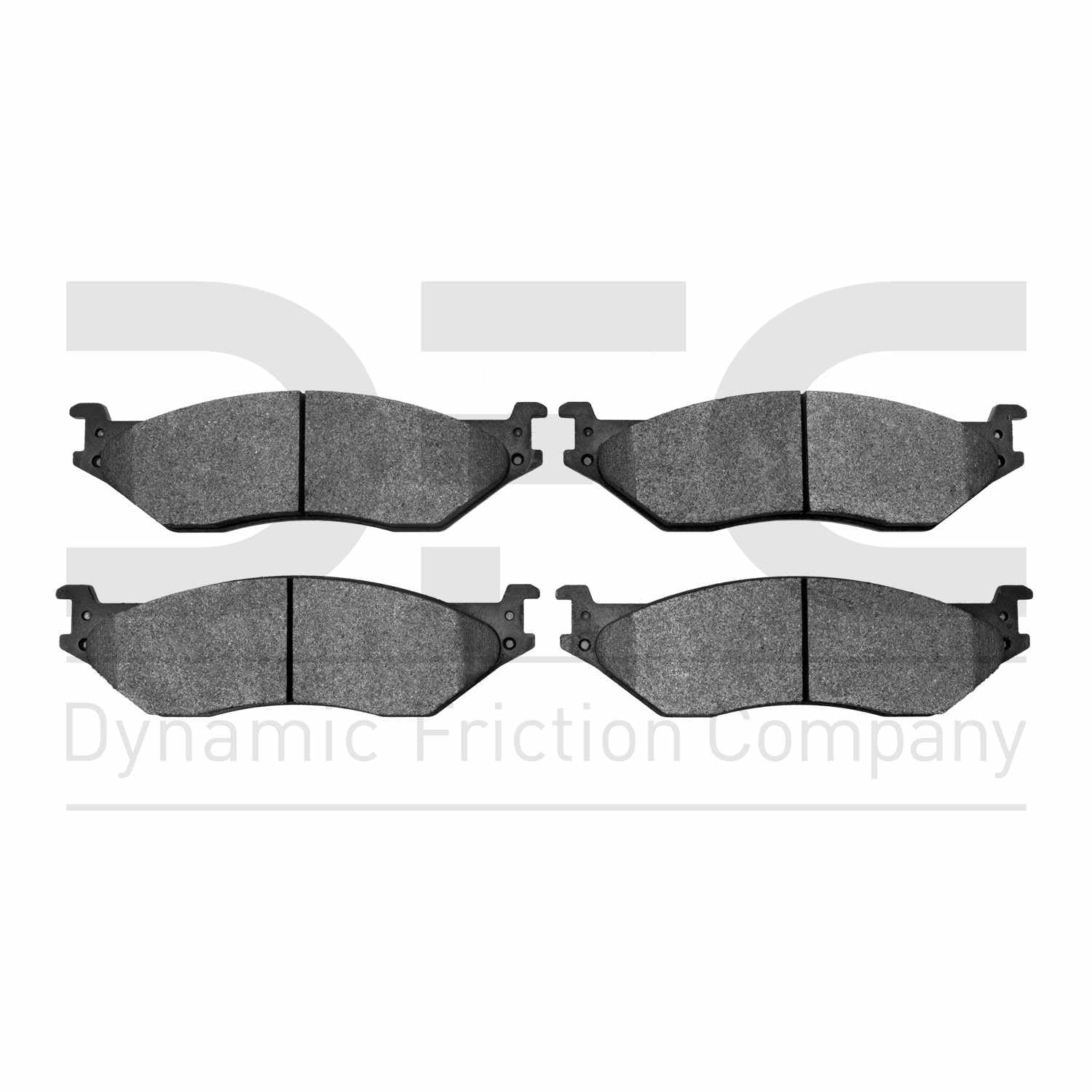 Dynamic Friction Company Disc Brake Pad Set  top view frsport 1311-1066-00