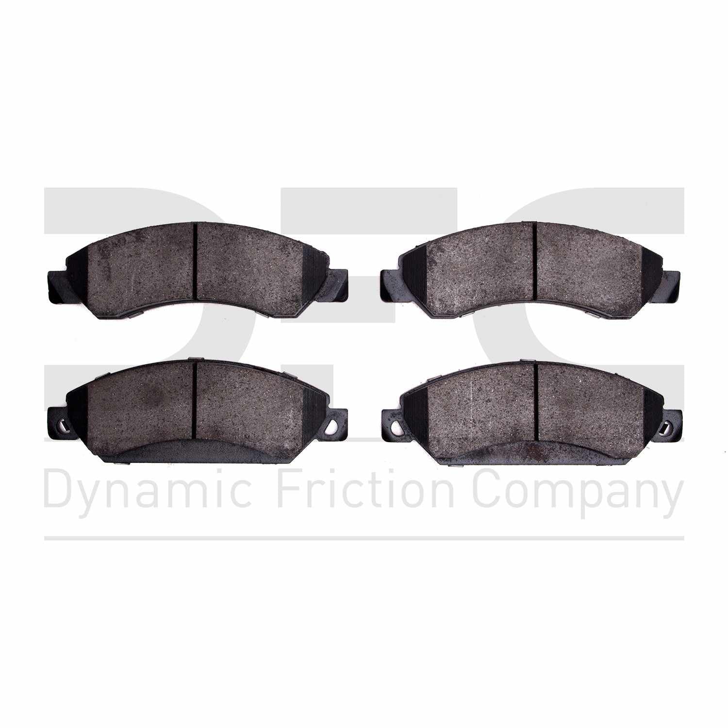 Dynamic Friction Company Disc Brake Pad Set  top view frsport 1311-1092-00