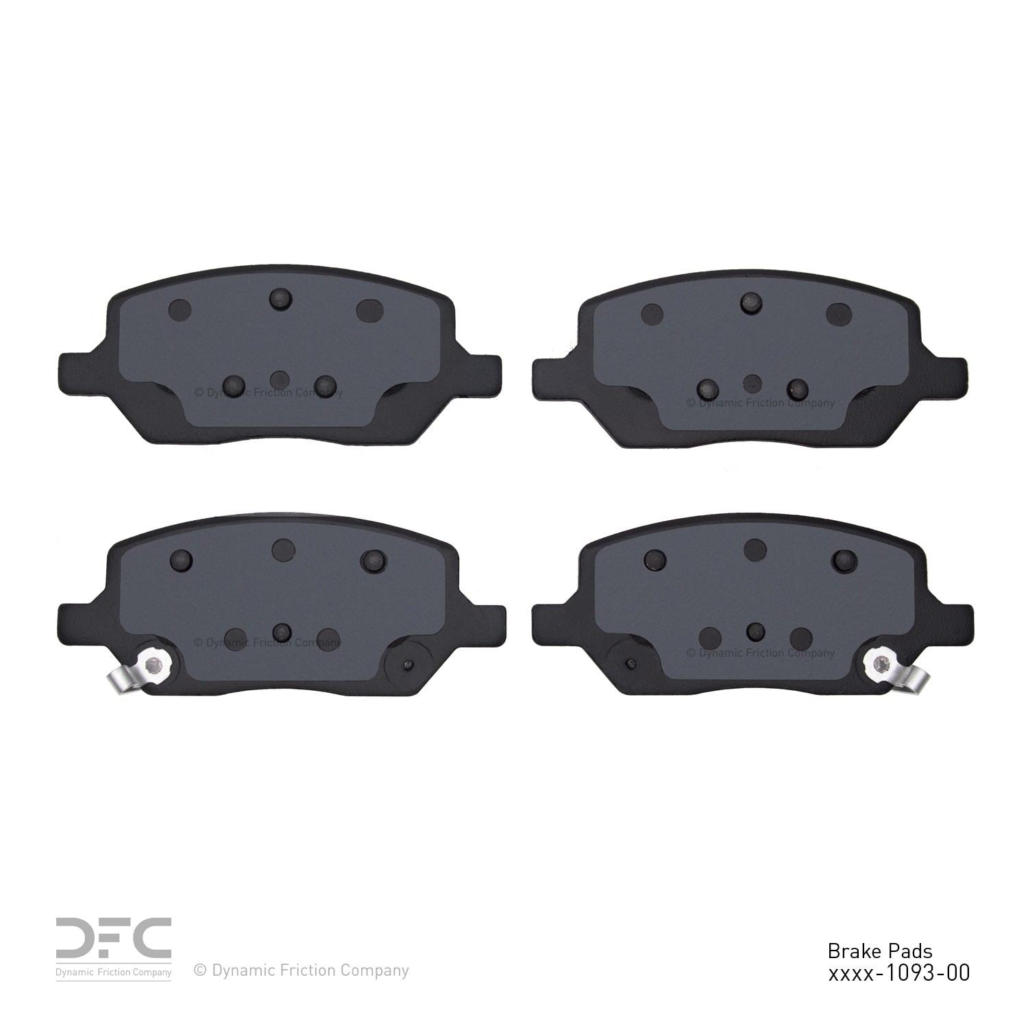 dynamic friction company disc brake pad set  frsport 1311-1093-00