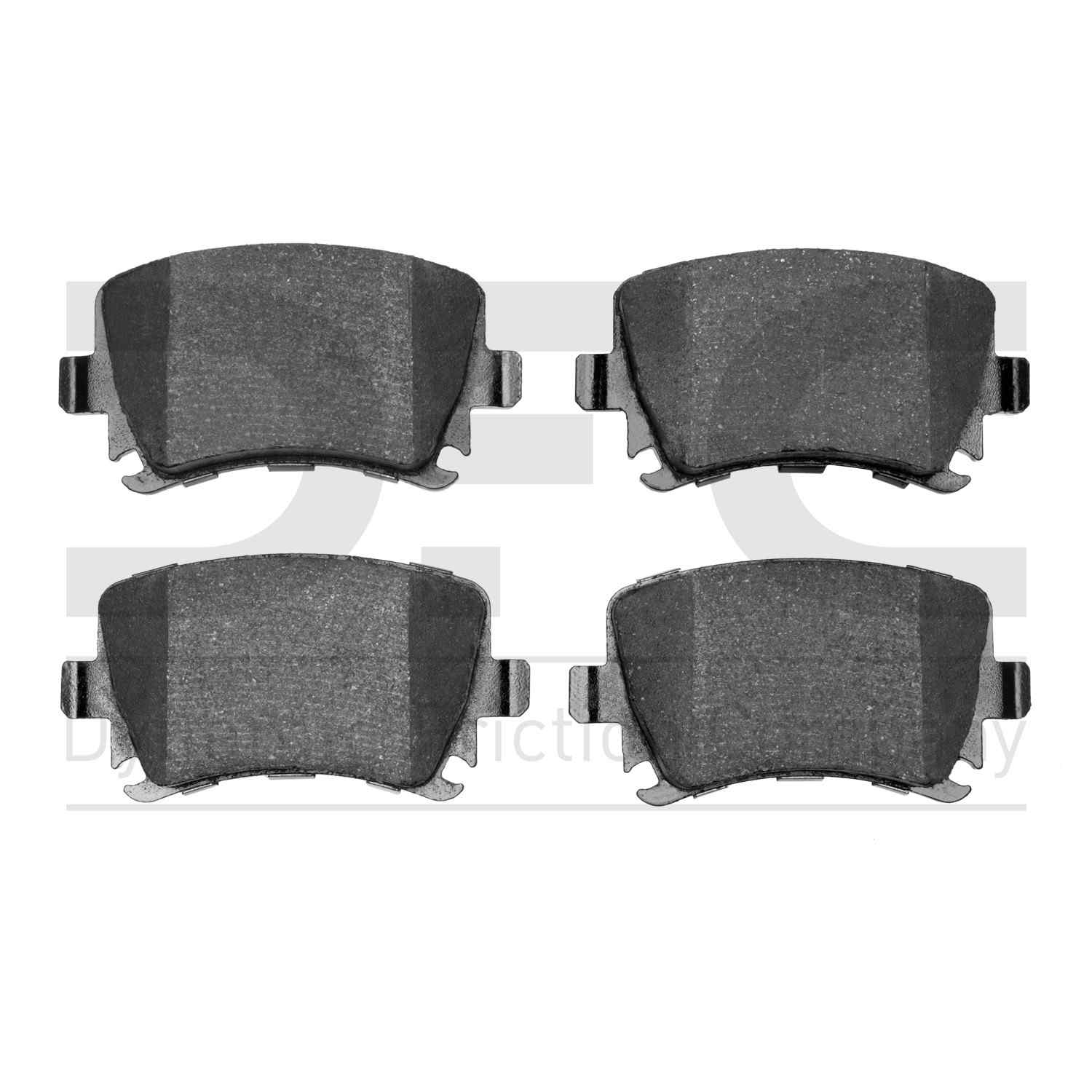 Dynamic Friction Company Disc Brake Pad Set  top view frsport 1311-1108-00