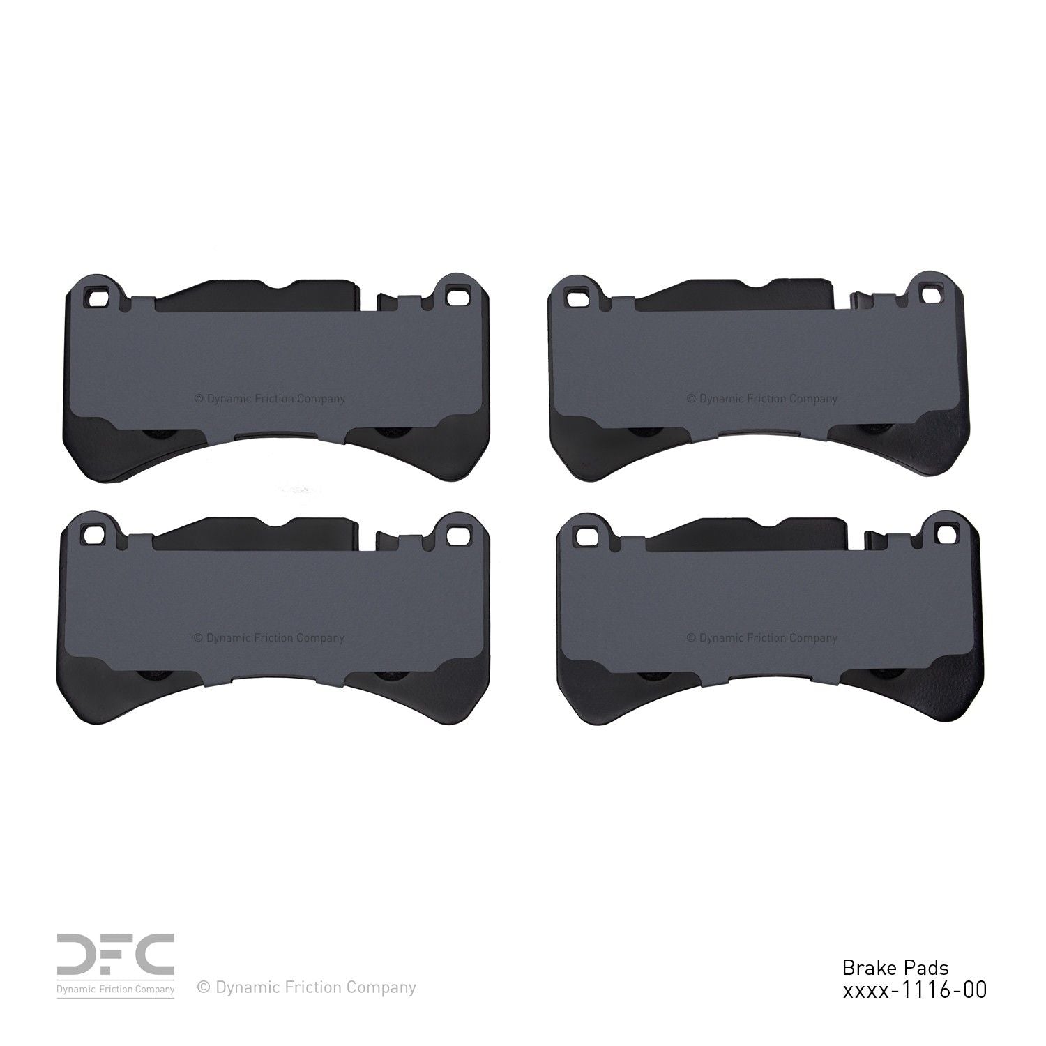 dynamic friction company disc brake pad set  frsport 1311-1116-00