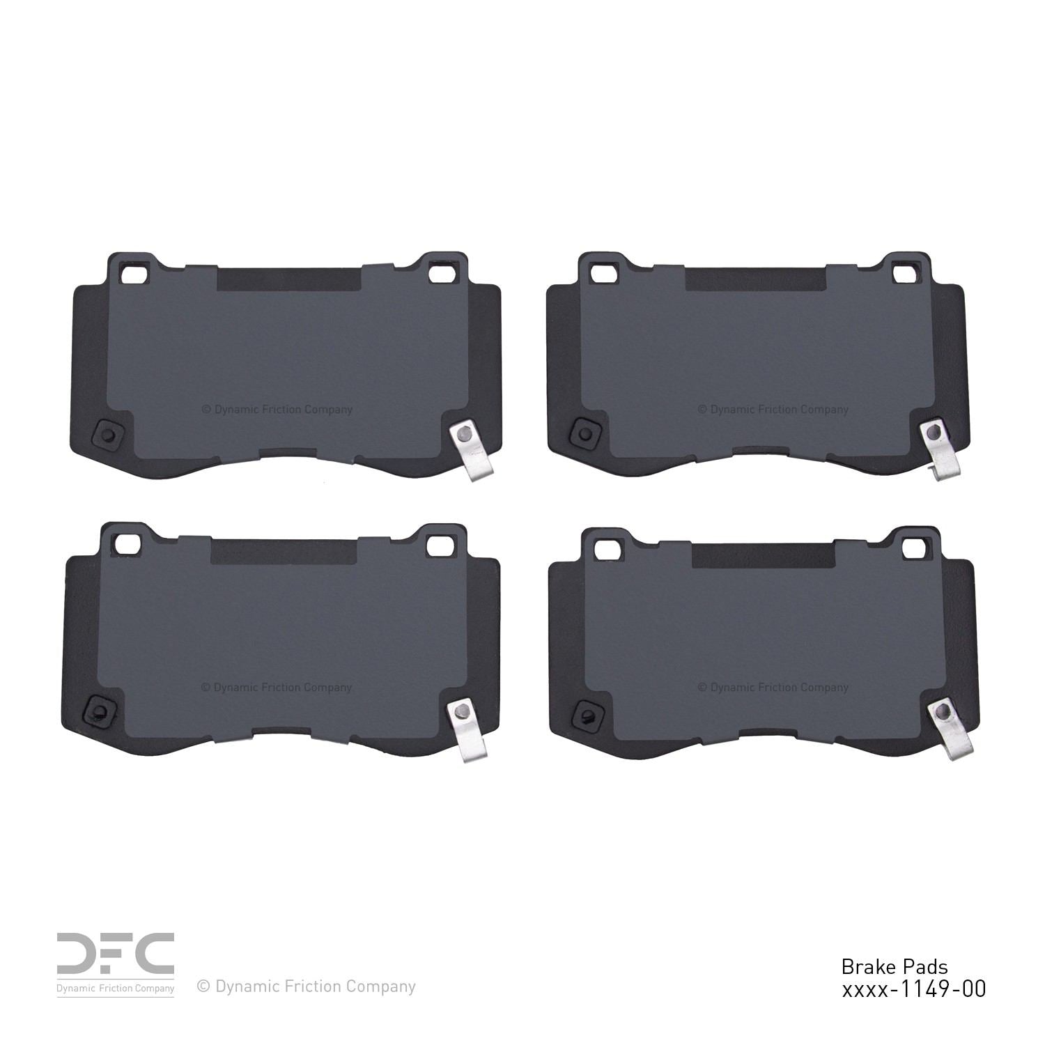 dynamic friction company disc brake pad set  frsport 1311-1149-00