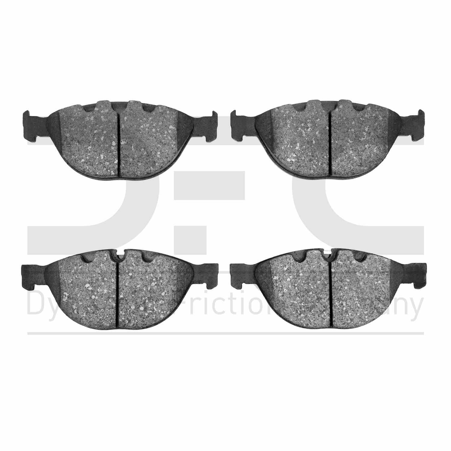 Dynamic Friction Company Disc Brake Pad Set  top view frsport 1311-1151-00