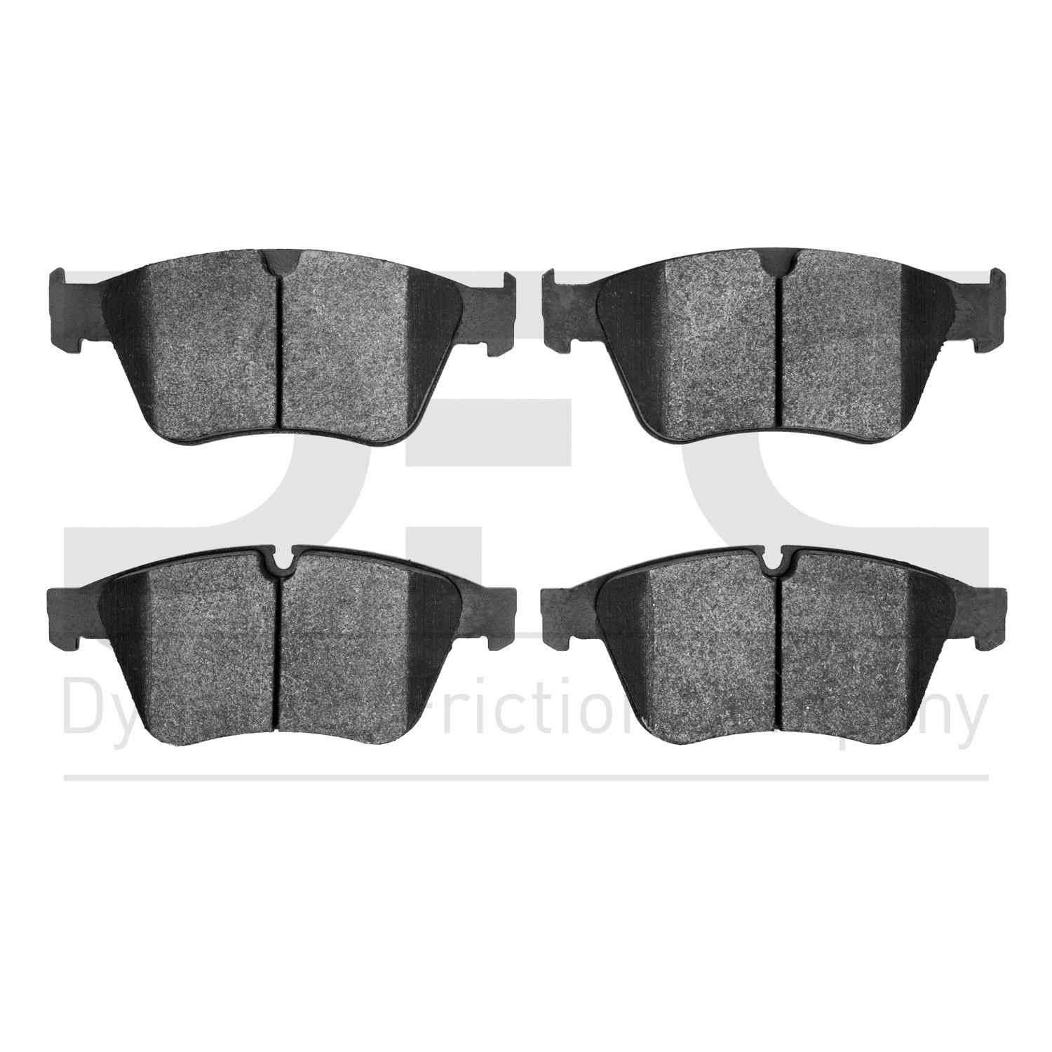 Dynamic Friction Company Disc Brake Pad Set  top view frsport 1311-1271-00