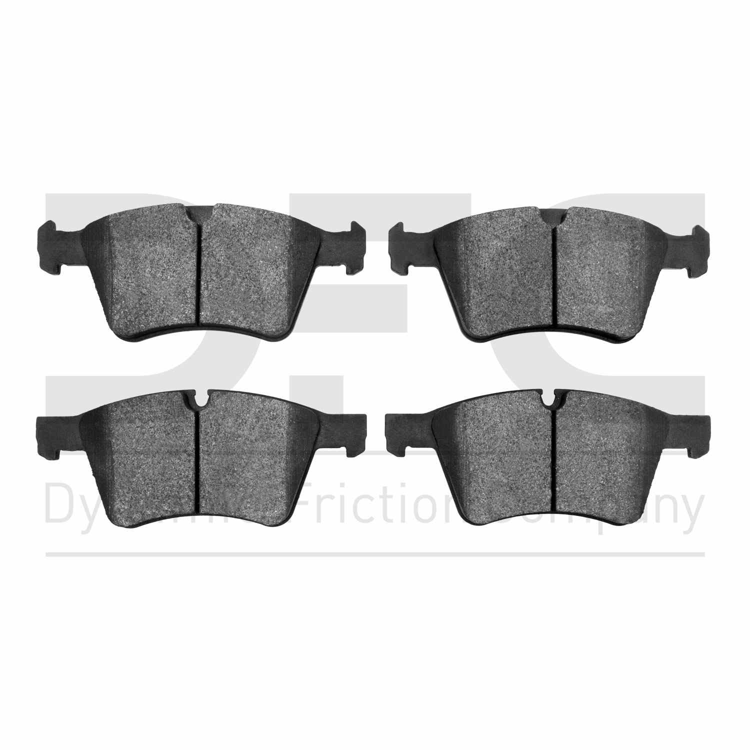 Dynamic Friction Company Disc Brake Pad Set  top view frsport 1311-1272-00