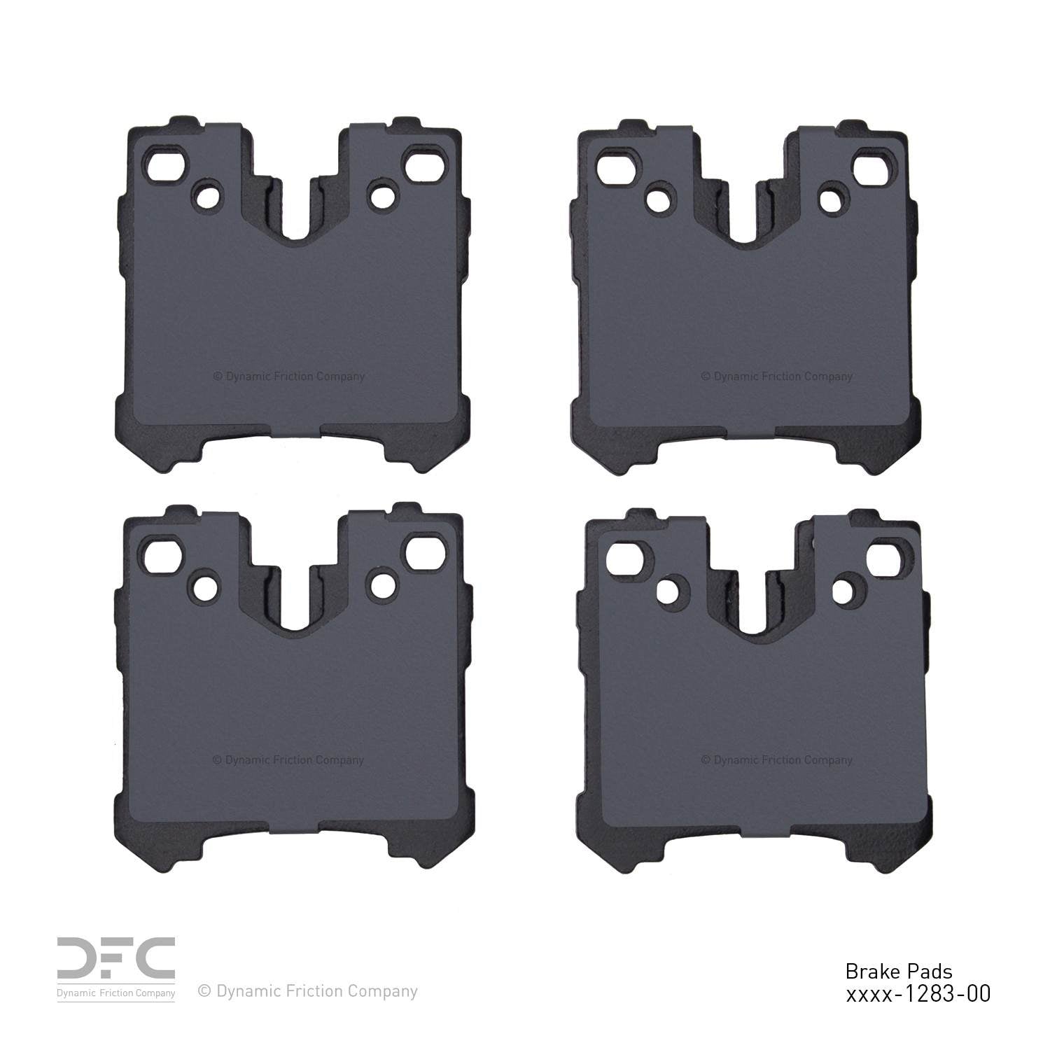 dynamic friction company disc brake pad set  frsport 1311-1283-00