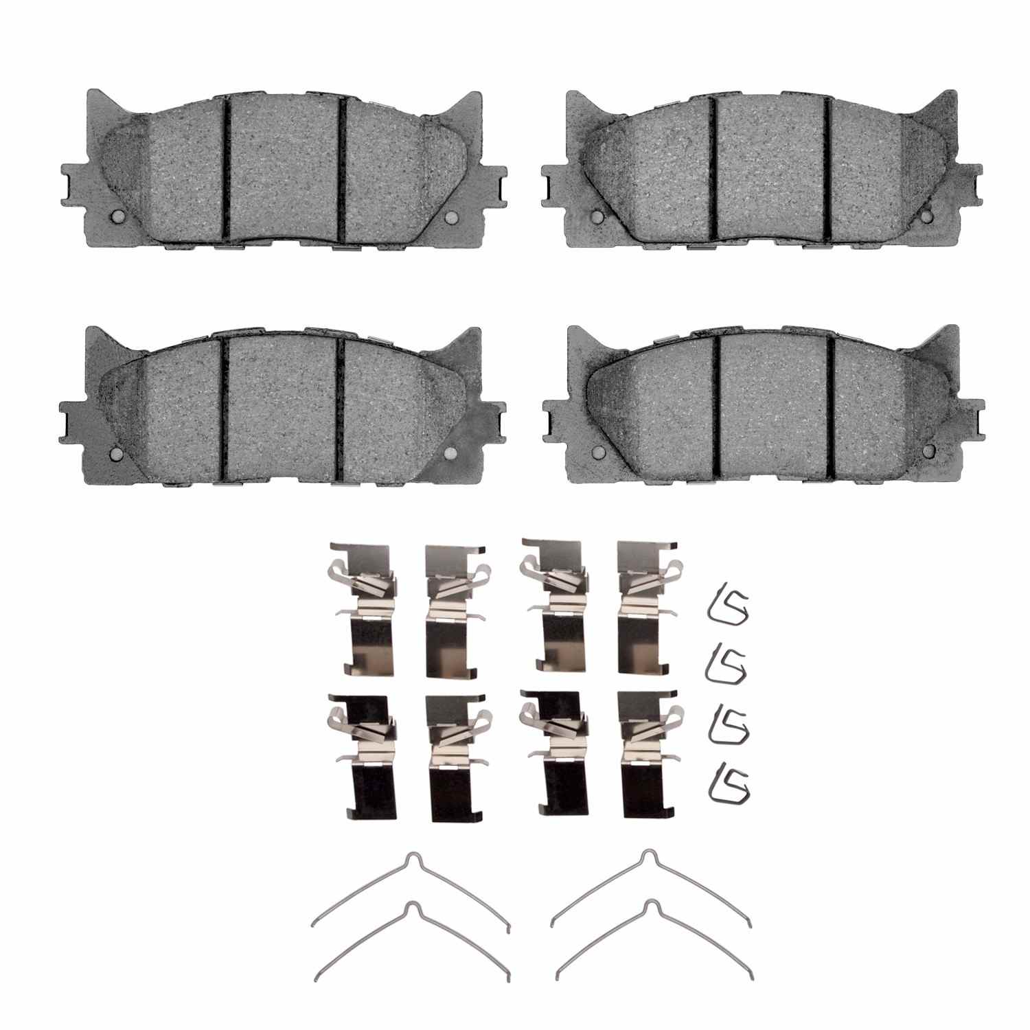 Dynamic Friction Company Disc Brake Pad Set  top view frsport 1311-1293-01