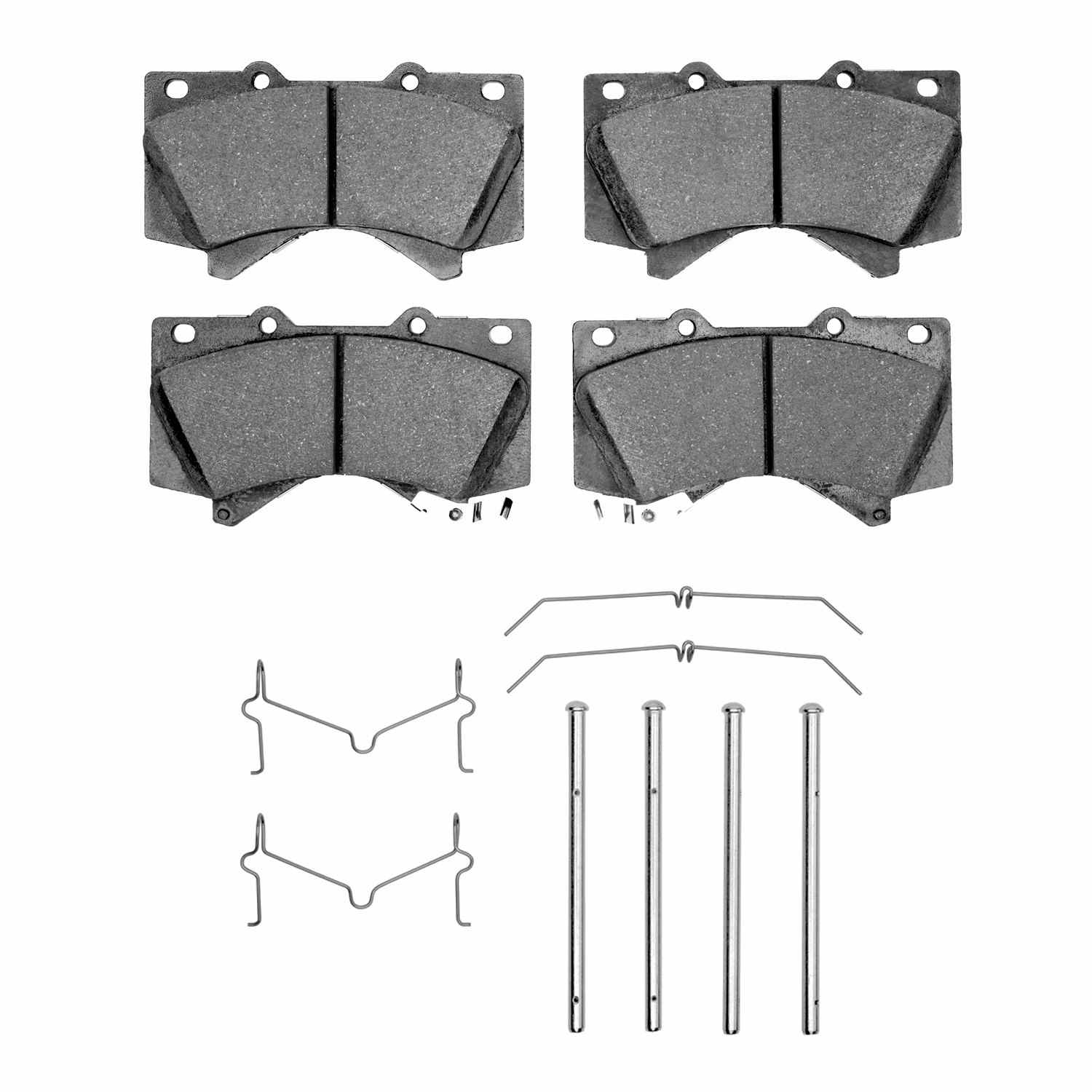 Dynamic Friction Company Disc Brake Pad Set  top view frsport 1311-1303-01