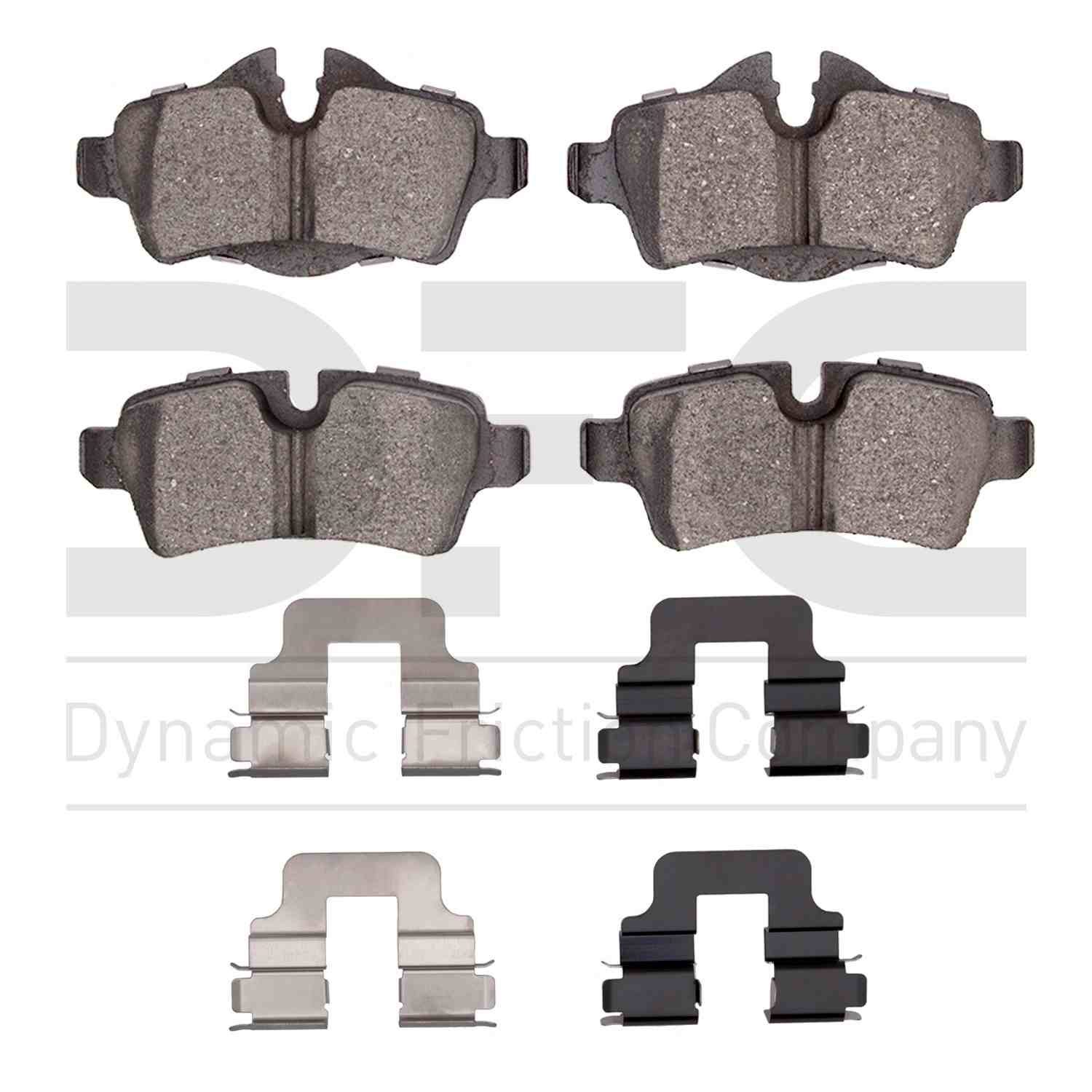 Dynamic Friction Company Disc Brake Pad Set  top view frsport 1311-1309-01