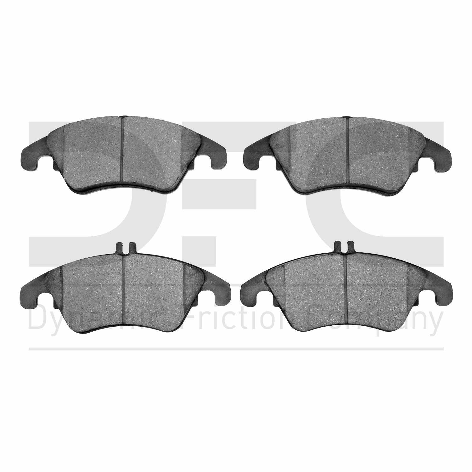 Dynamic Friction Company Disc Brake Pad Set  top view frsport 1311-1342-00