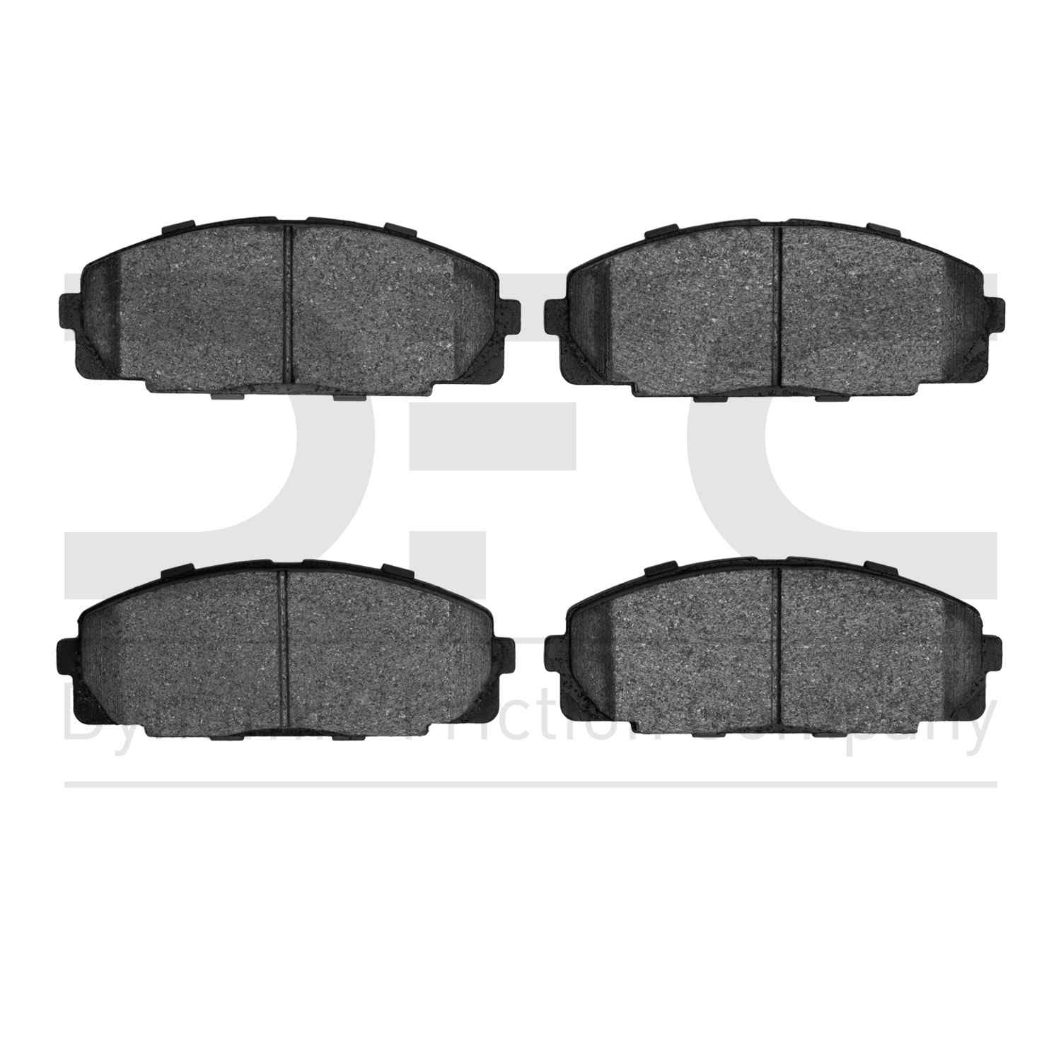 Dynamic Friction Company Disc Brake Pad Set  top view frsport 1311-1344-00