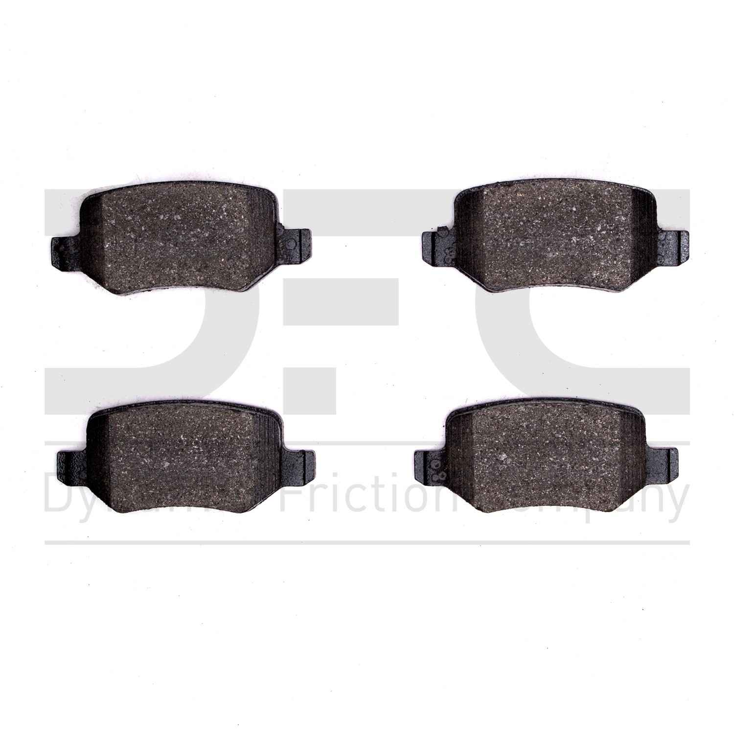 Dynamic Friction Company Disc Brake Pad Set  top view frsport 1311-1358-00