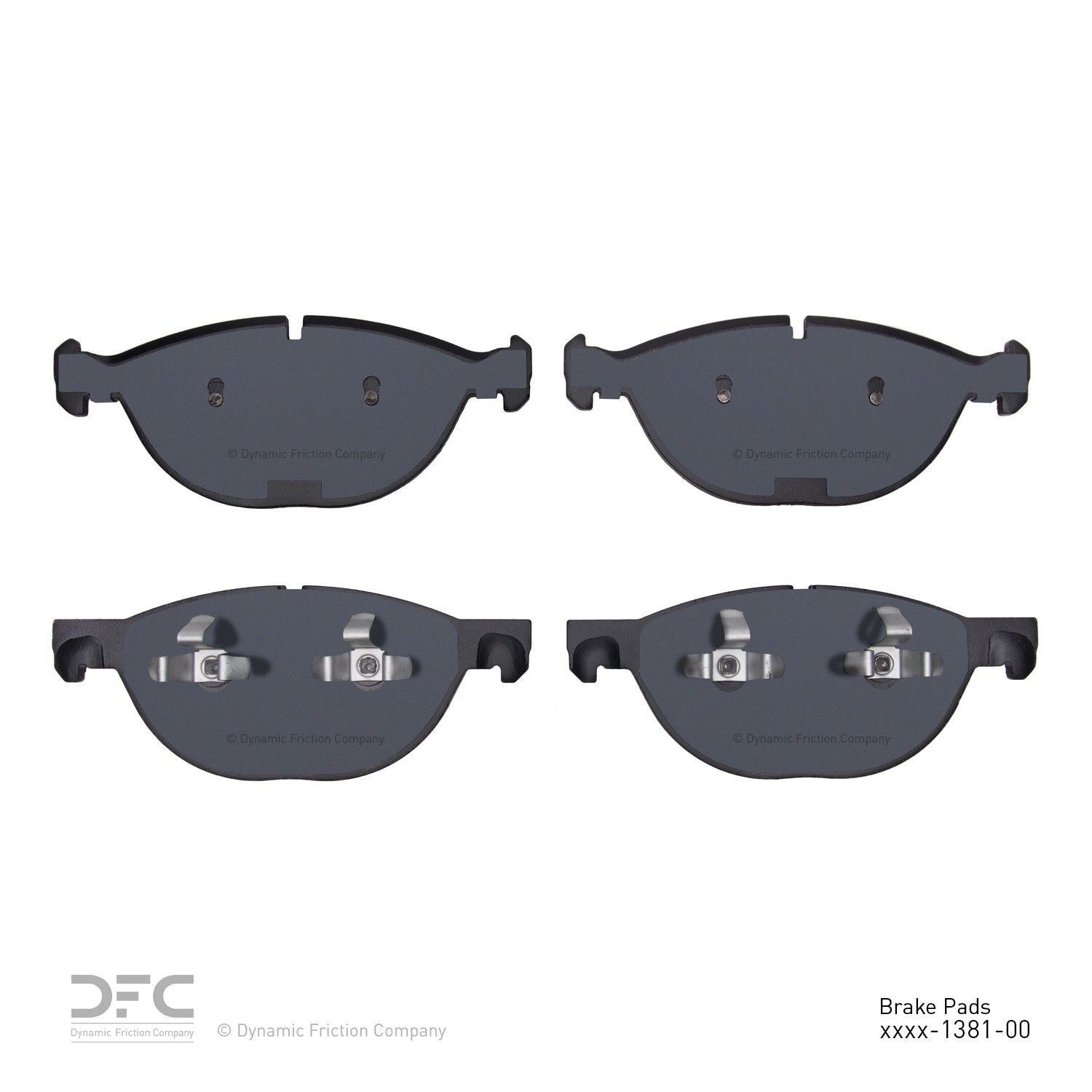 dynamic friction company disc brake pad set  frsport 1311-1381-00