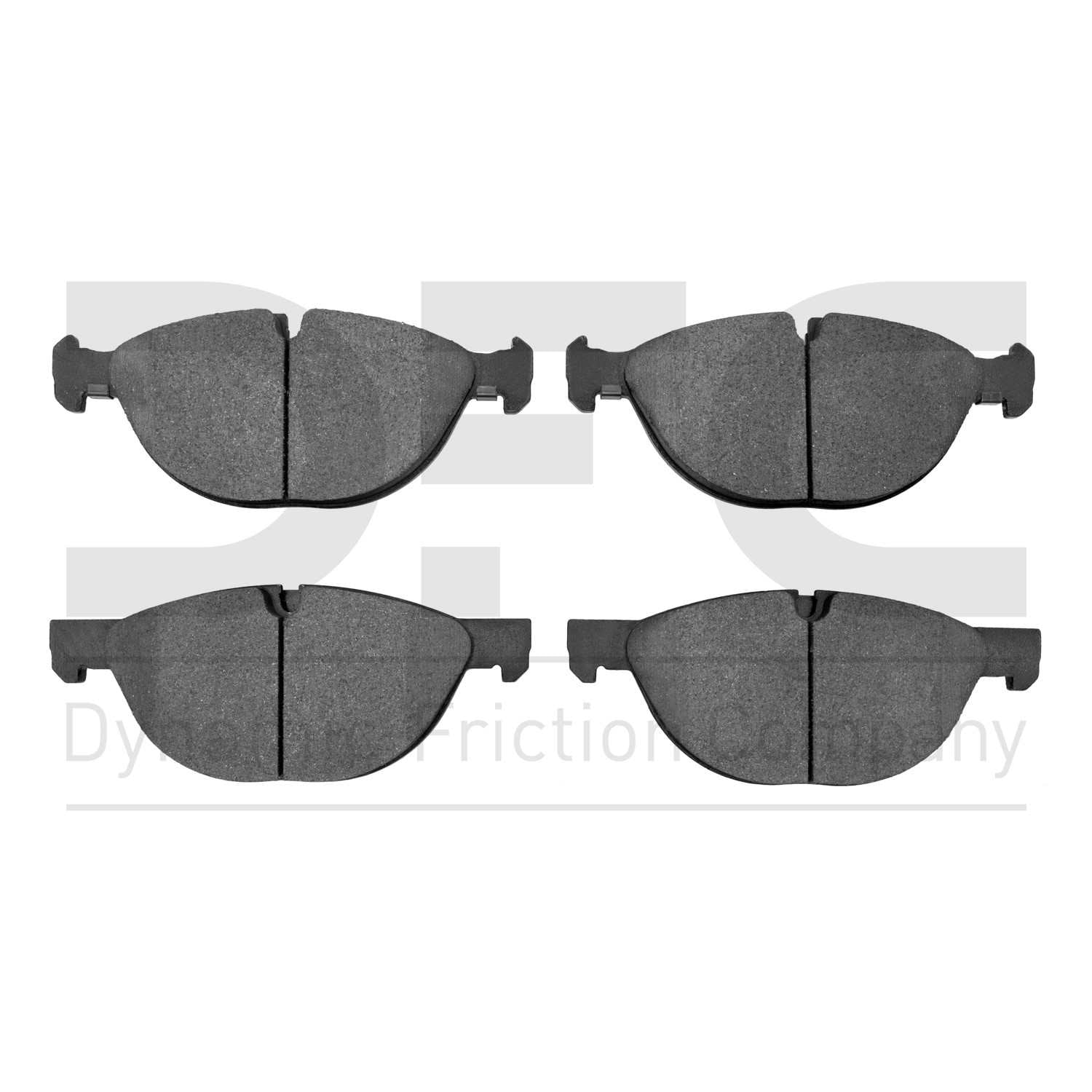 Dynamic Friction Company Disc Brake Pad Set  top view frsport 1311-1381-00