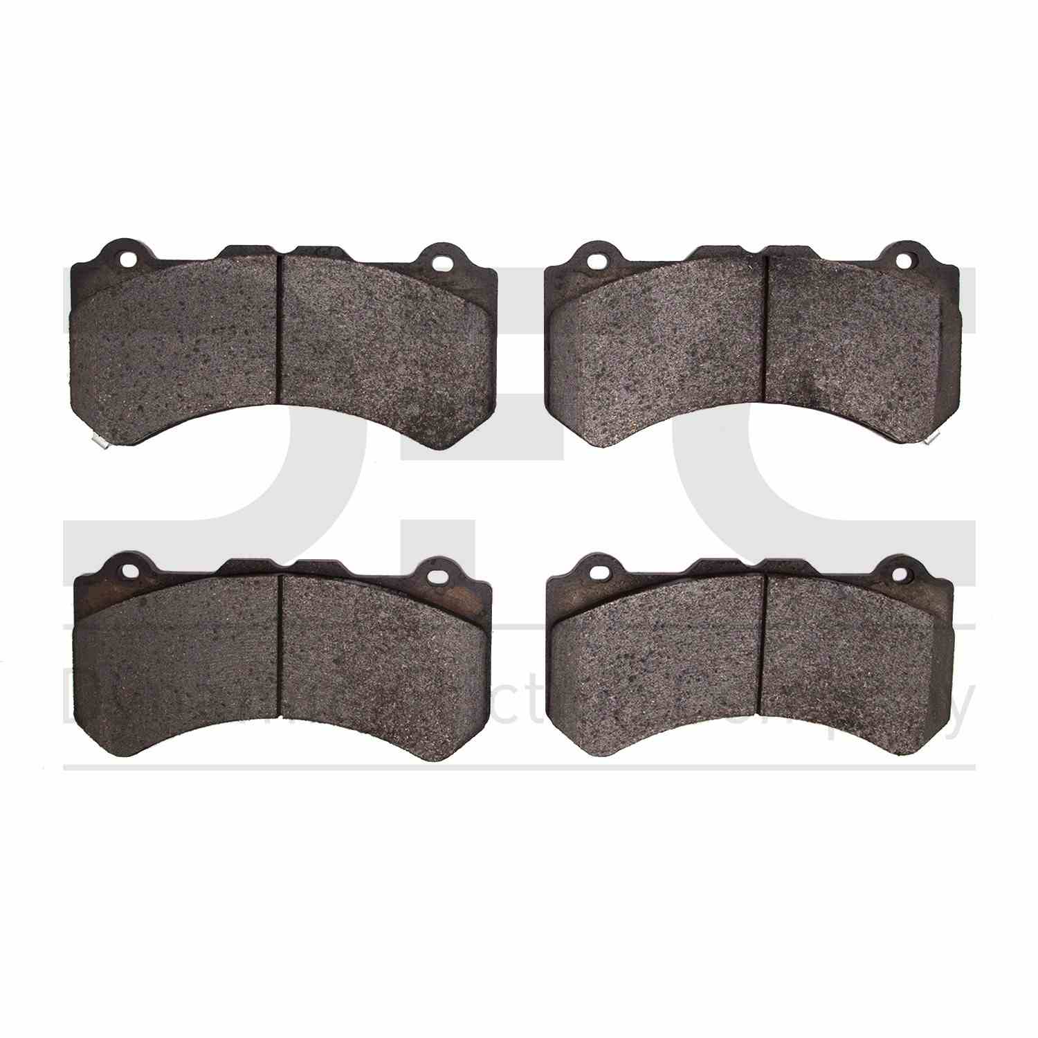 Dynamic Friction Company Disc Brake Pad Set  top view frsport 1311-1382-00