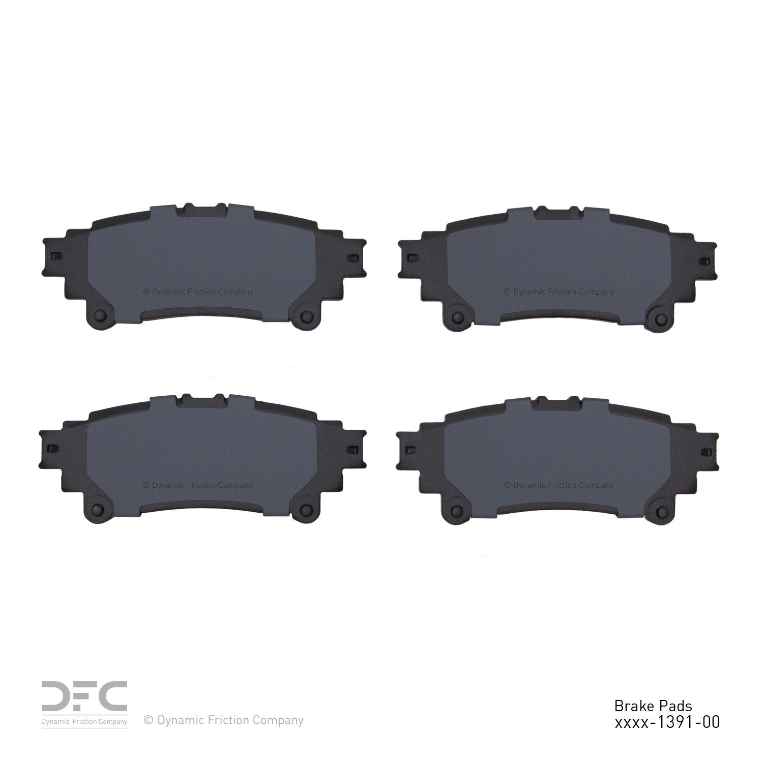 dynamic friction company disc brake pad set  frsport 1311-1391-00