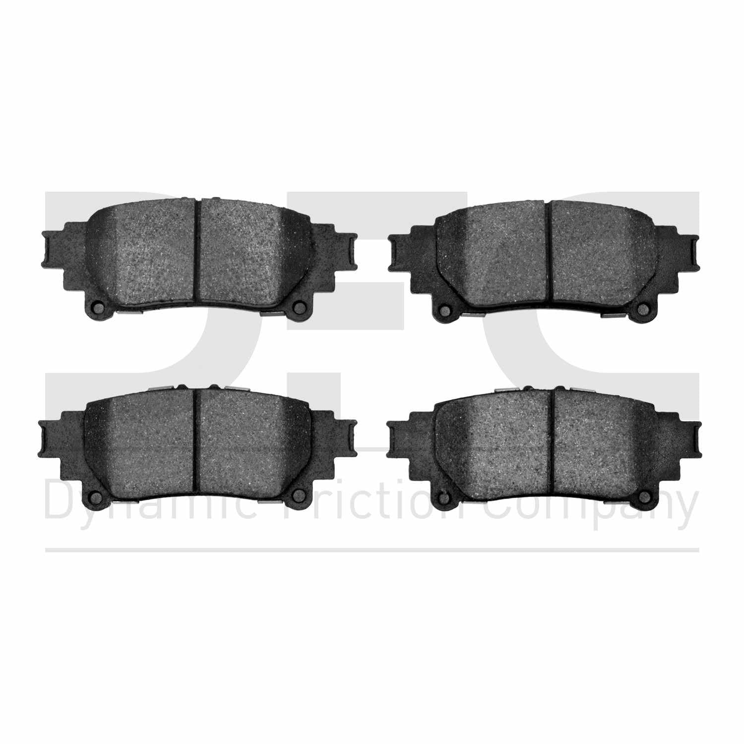 Dynamic Friction Company Disc Brake Pad Set  top view frsport 1311-1391-00