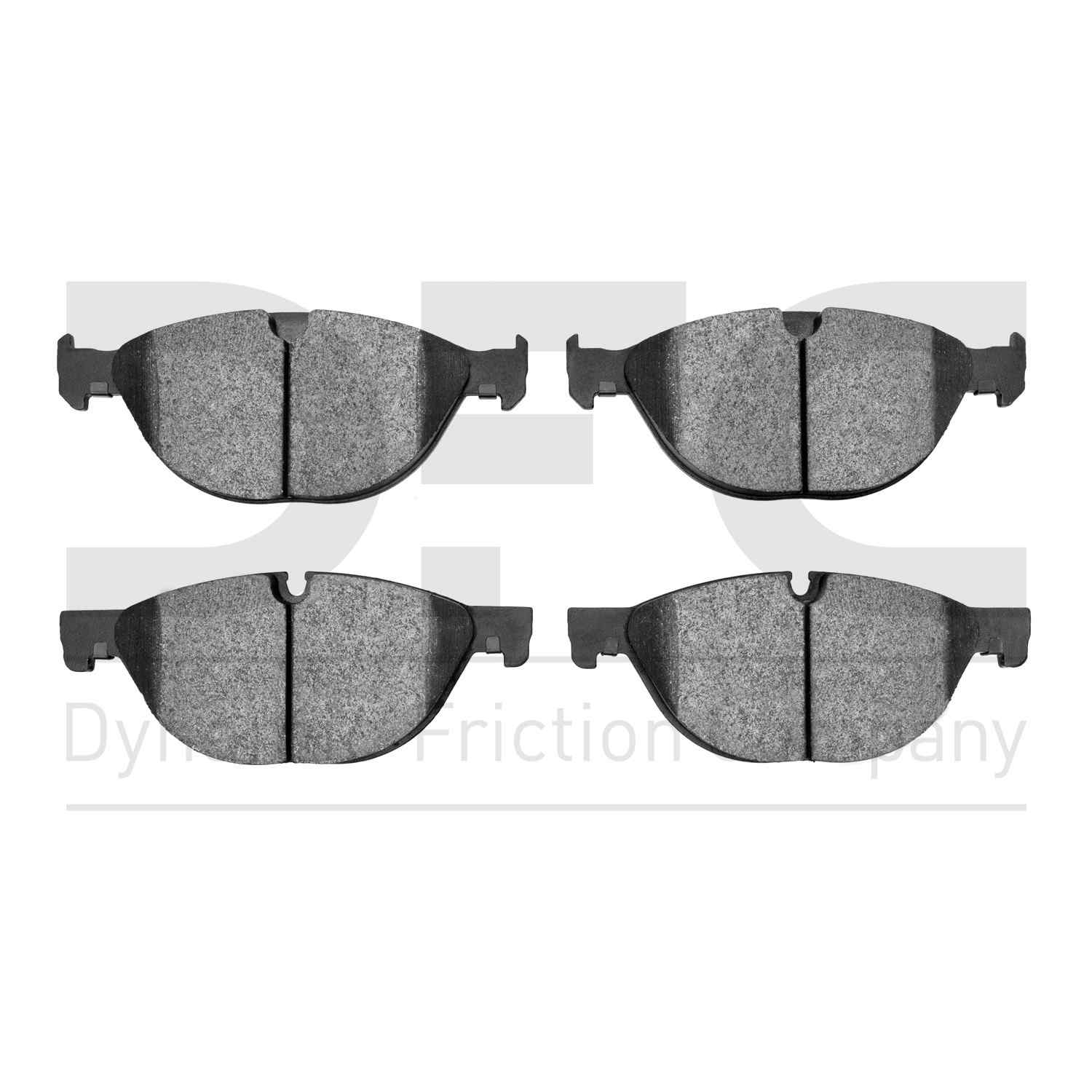 Dynamic Friction Company Disc Brake Pad Set  top view frsport 1311-1448-00