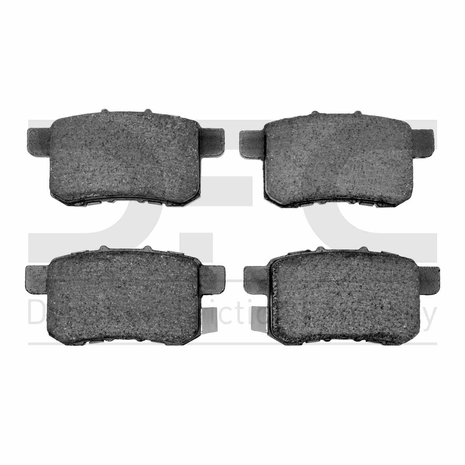 Dynamic Friction Company Disc Brake Pad Set  top view frsport 1311-1451-00