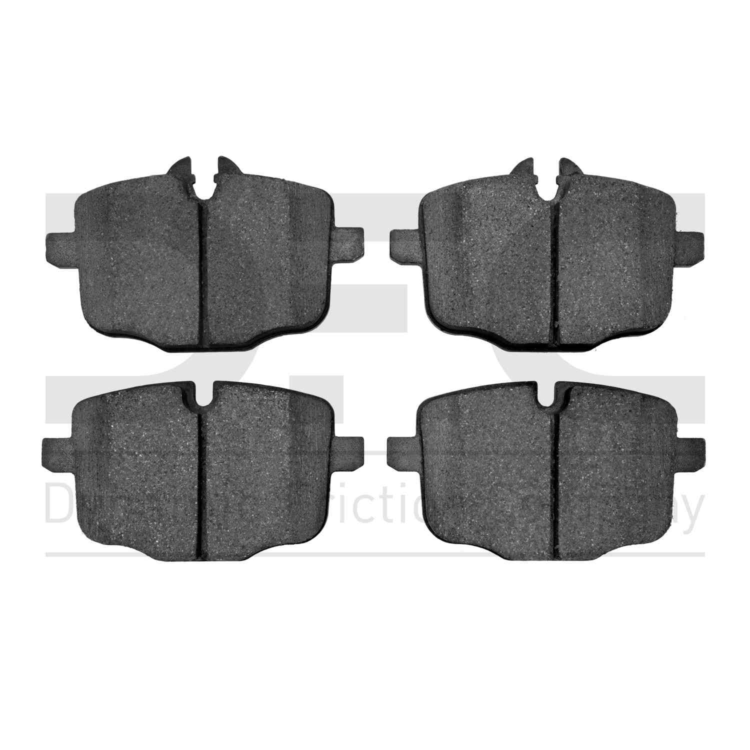 Dynamic Friction Company Disc Brake Pad Set  top view frsport 1311-1469-00