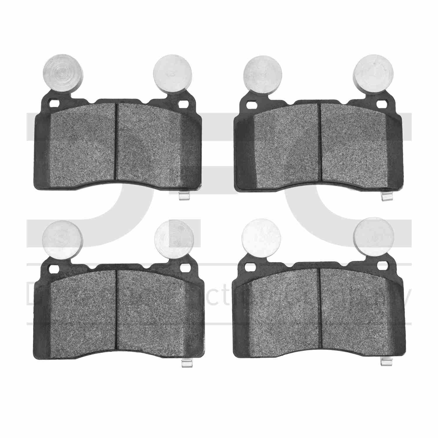 Dynamic Friction Company Disc Brake Pad Set  top view frsport 1311-1474-00