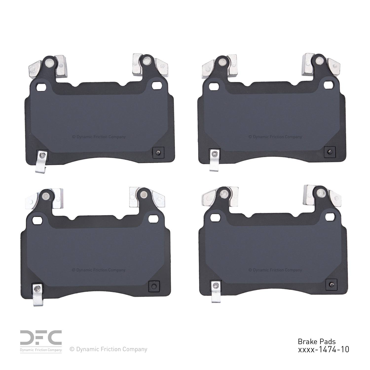 dynamic friction company disc brake pad set  frsport 1311-1474-10