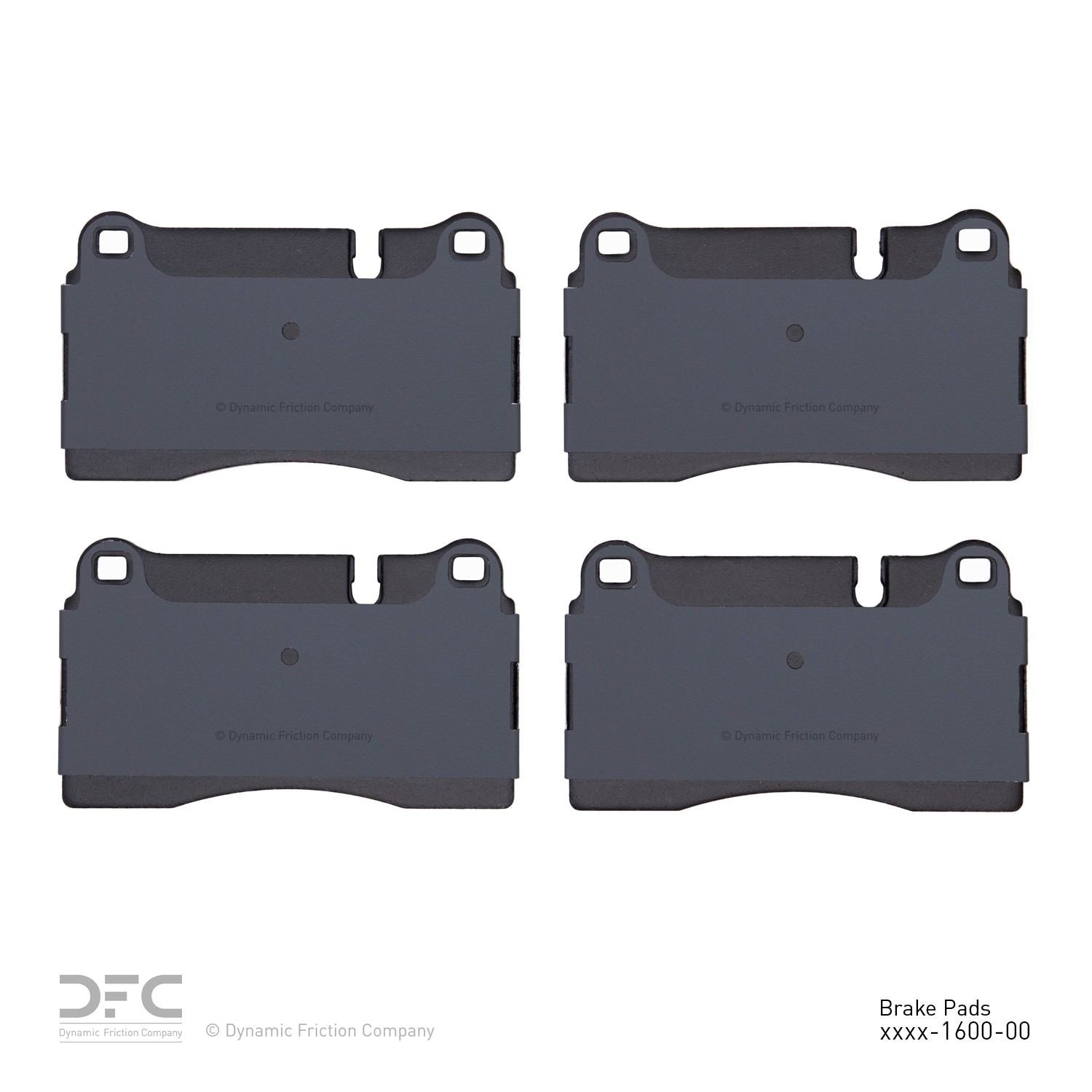 dynamic friction company disc brake pad set  frsport 1311-1600-00