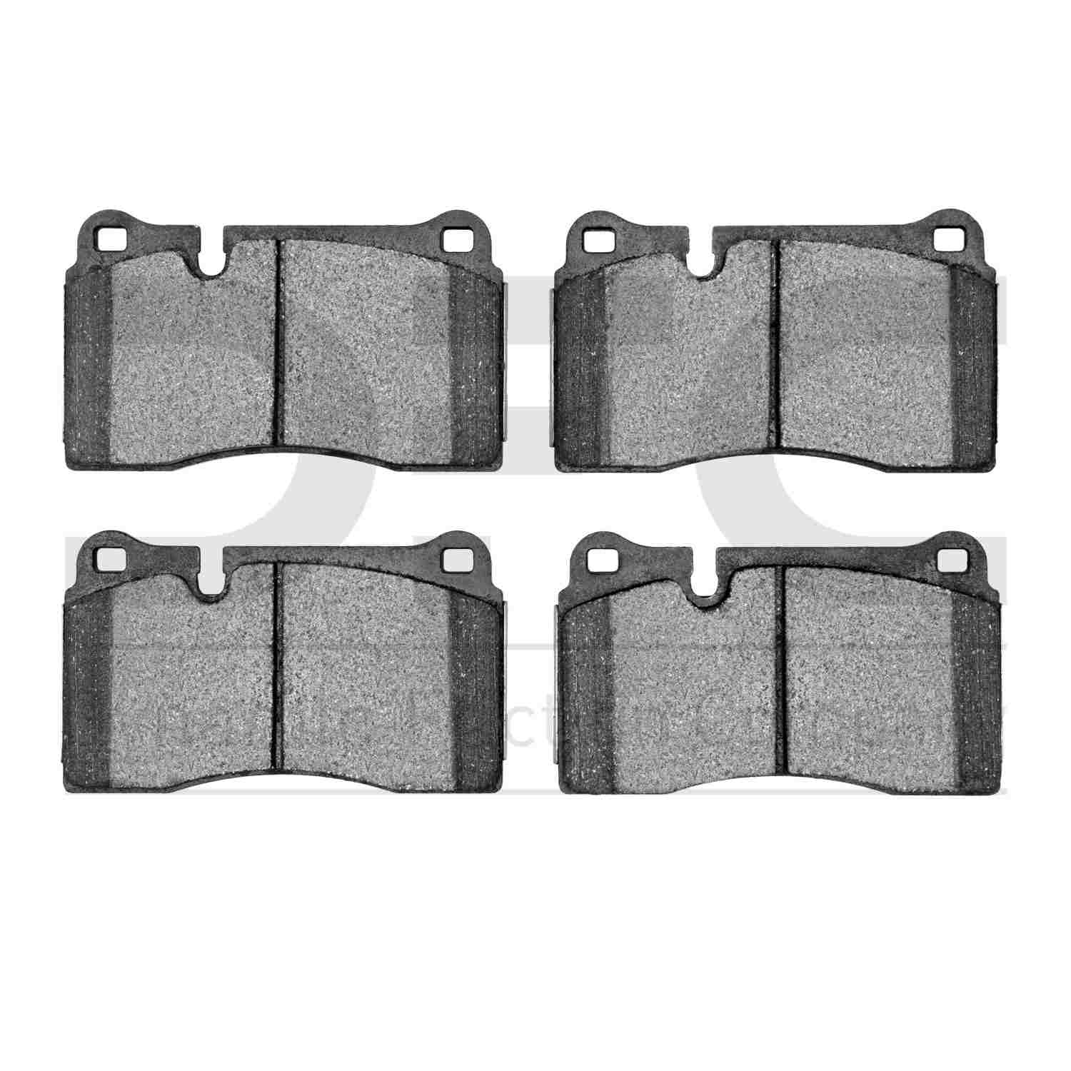 Dynamic Friction Company Disc Brake Pad Set  top view frsport 1311-1600-00