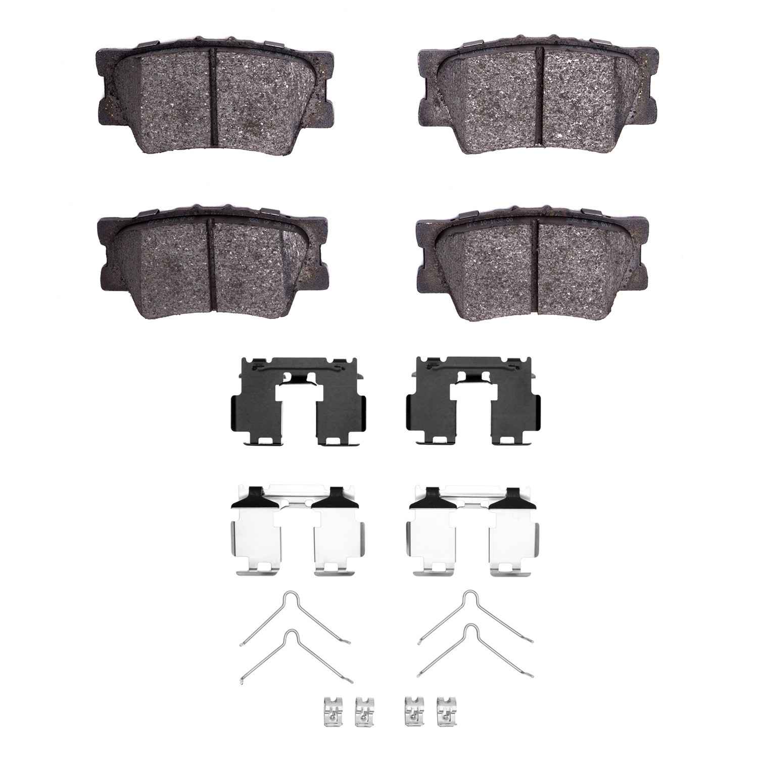 Dynamic Friction Company Disc Brake Pad Set  top view frsport 1311-1632-01