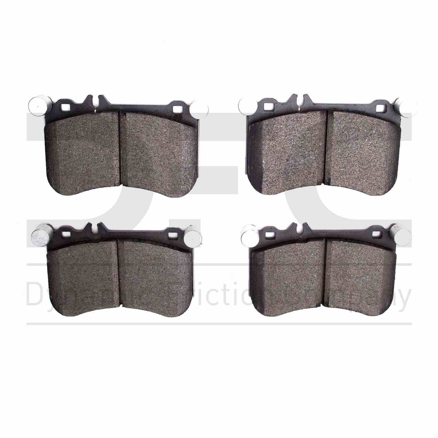 Dynamic Friction Company Disc Brake Pad Set  top view frsport 1311-1634-00