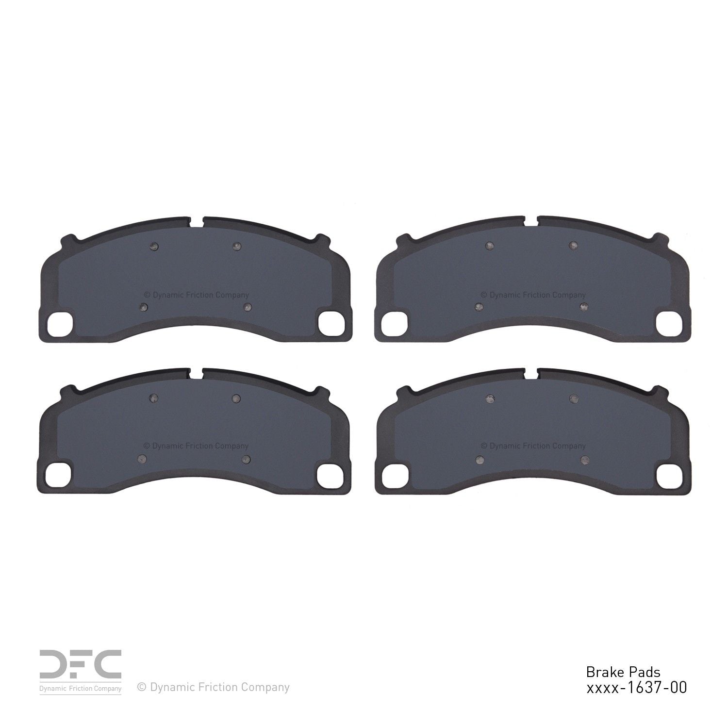 dynamic friction company disc brake pad set  frsport 1311-1637-00