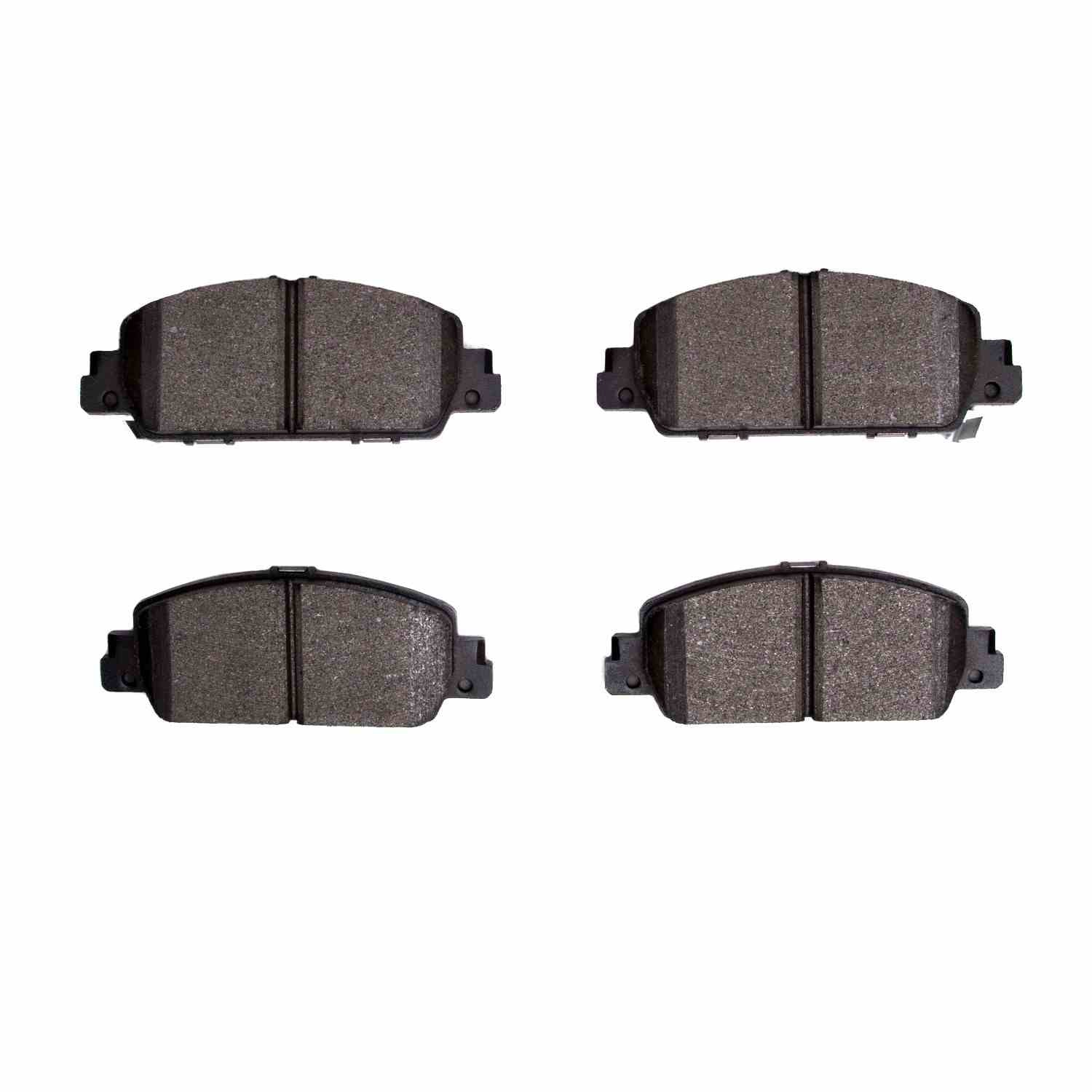 Dynamic Friction Company Disc Brake Pad Set  top view frsport 1311-1654-00