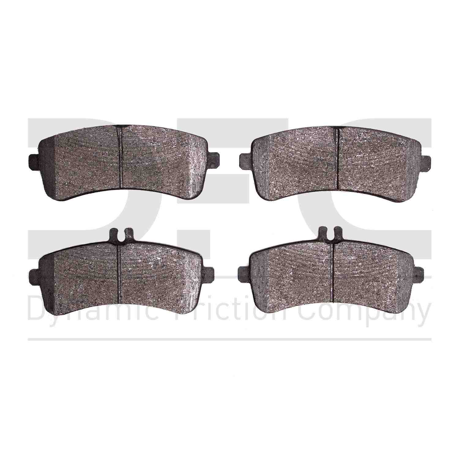 Dynamic Friction Company Disc Brake Pad Set  top view frsport 1311-1669-00