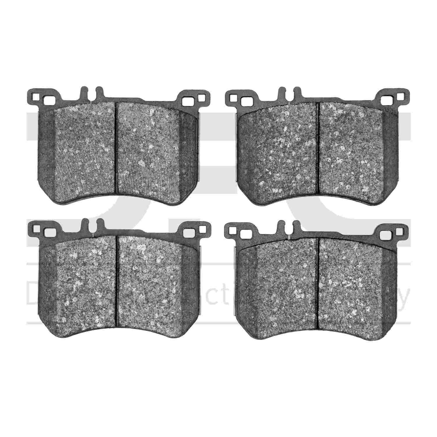 Dynamic Friction Company Disc Brake Pad Set  top view frsport 1311-1670-00