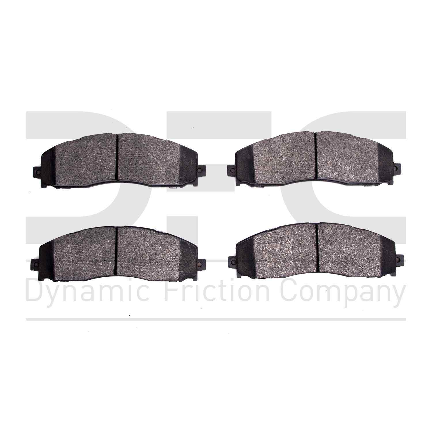 Dynamic Friction Company Disc Brake Pad Set  top view frsport 1311-1691-00