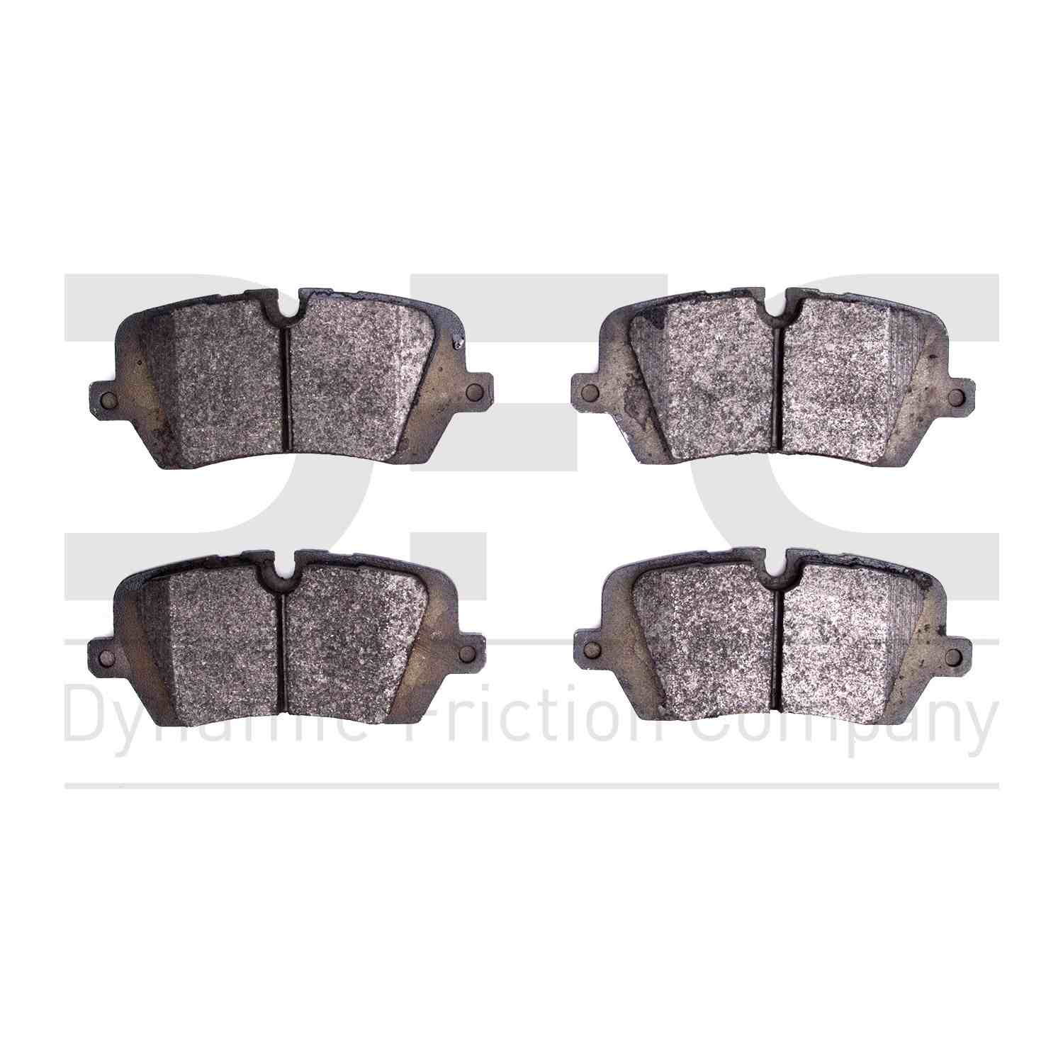 Dynamic Friction Company Disc Brake Pad Set  top view frsport 1311-1692-00